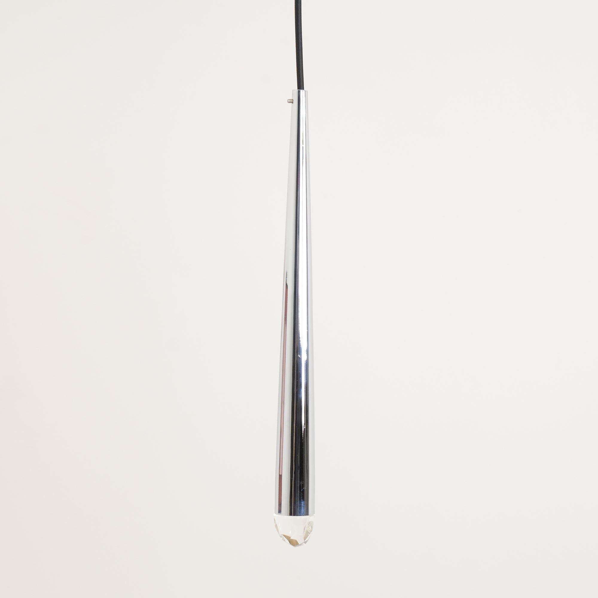 Chandelier Crystal Shade Brass Blackened Silver Luxe Minimalistic - Letslighting