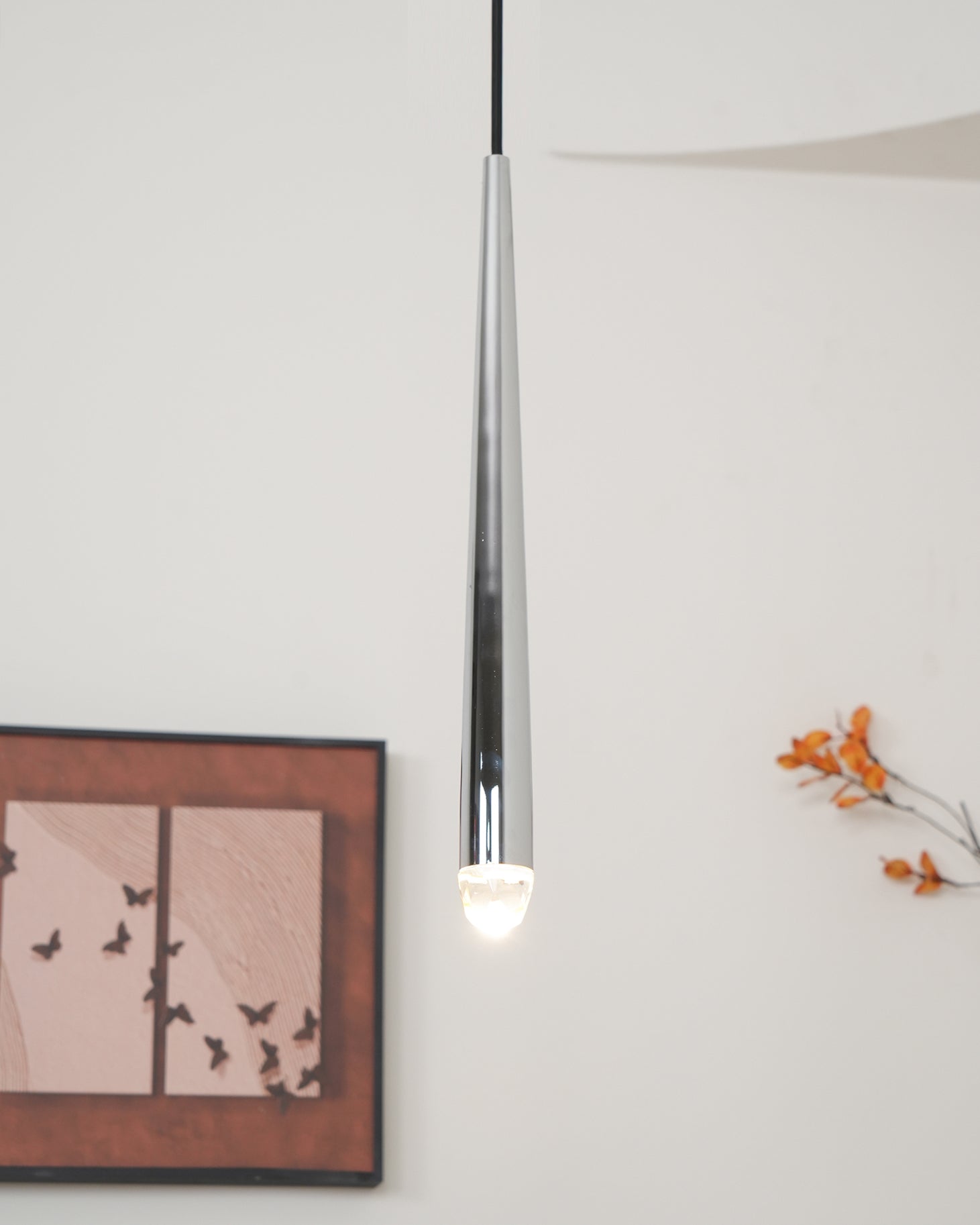 Chandelier Crystal Shade Brass Blackened Silver Luxe Minimalistic - Letslighting