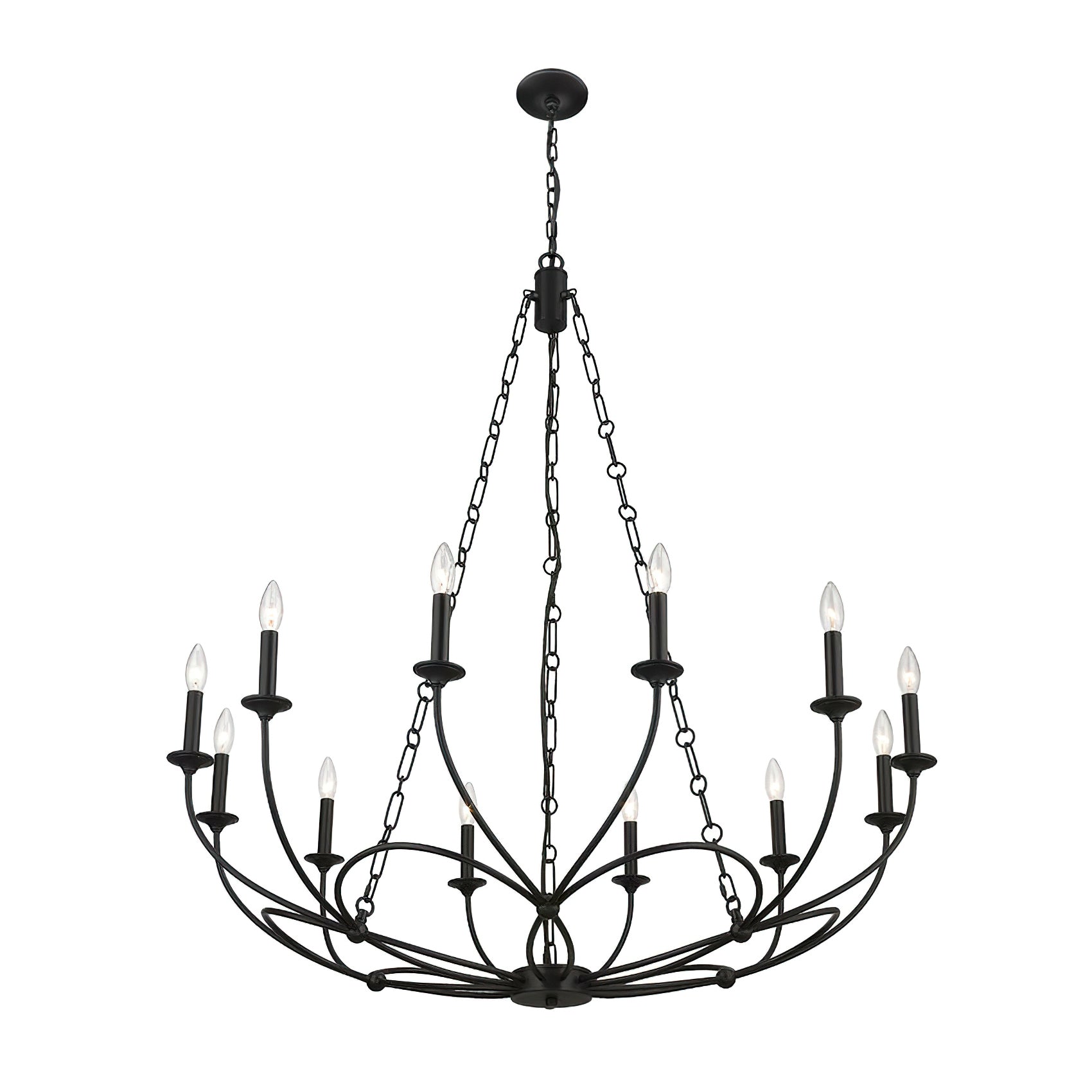 Arabella Candle-style Circular Design Chandelier - Letslighting