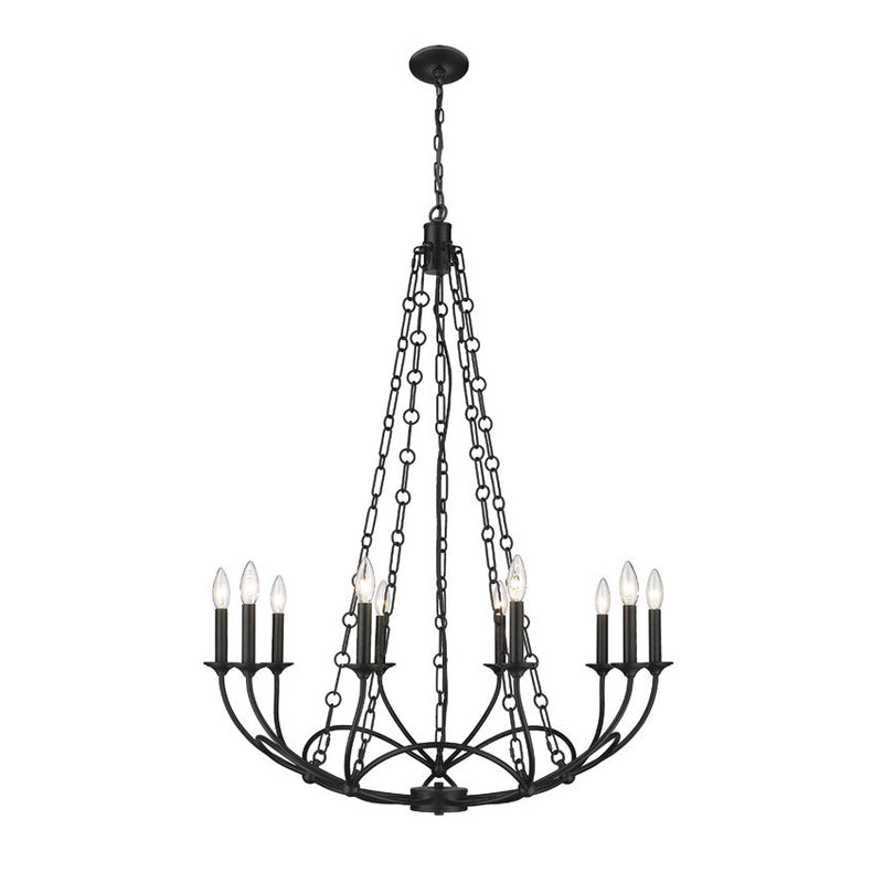 Arabella Candle-style Circular Design Chandelier - Letslighting