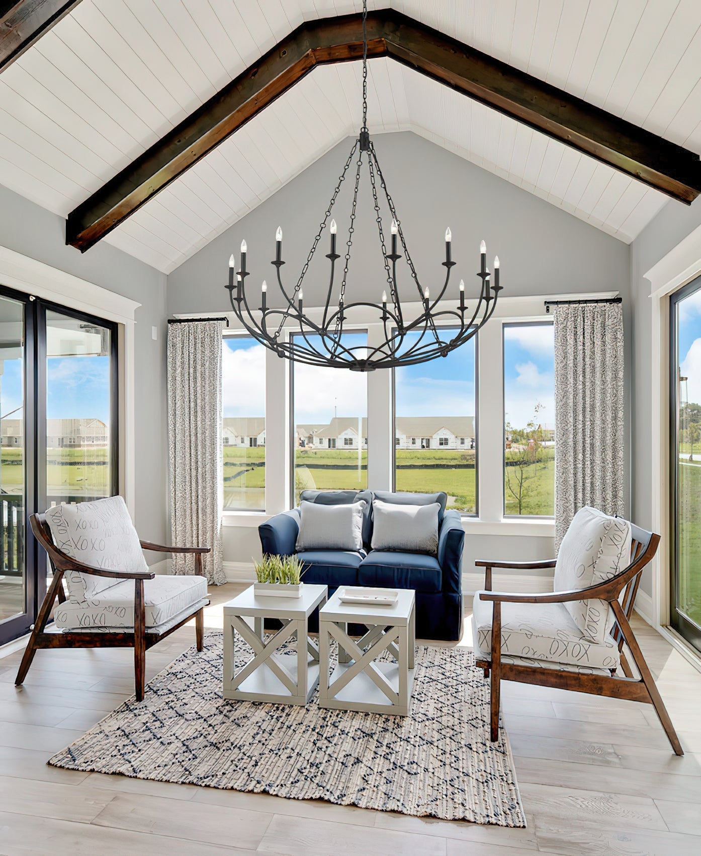 Arabella Candle-style Circular Design Chandelier - Letslighting