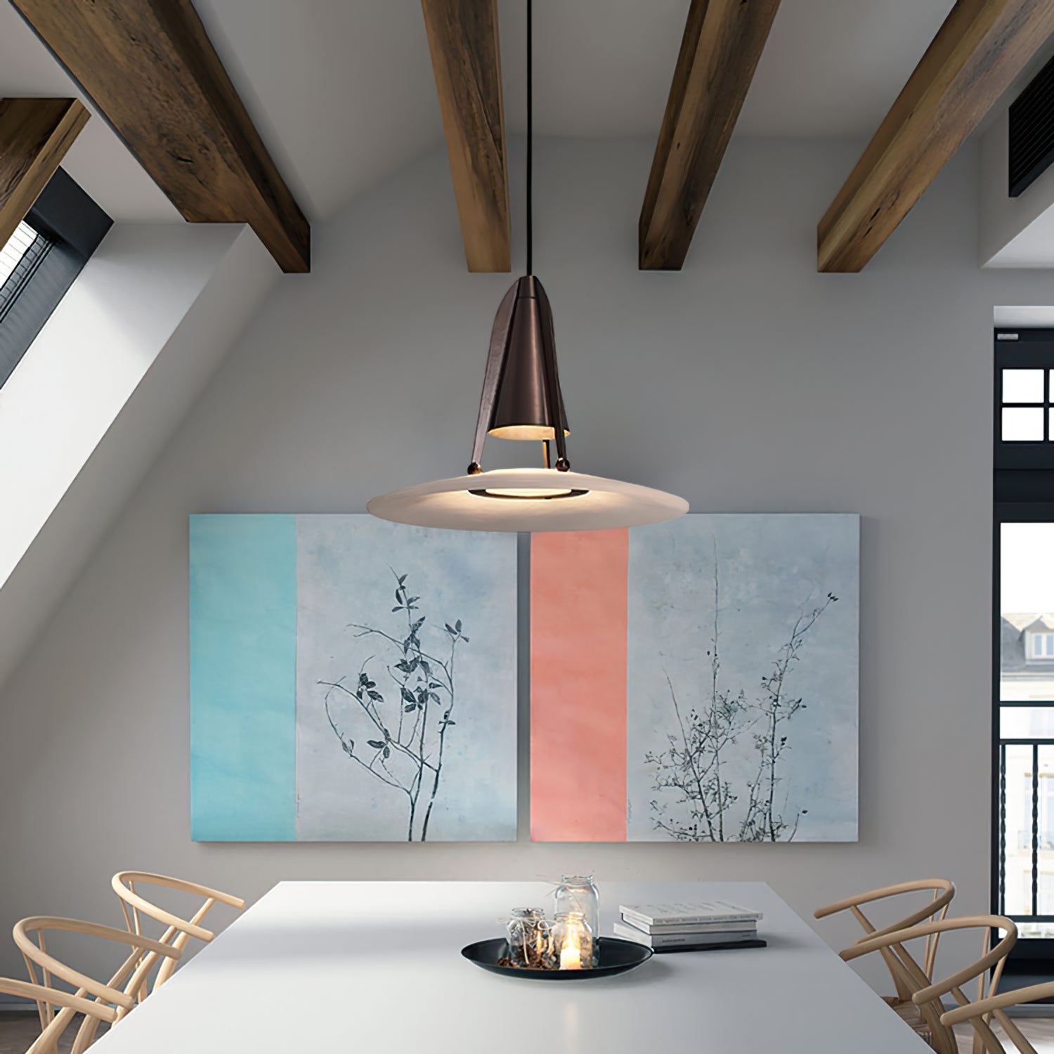 Aragon Pendant Light Alabaster & Fusion - Letslighting
