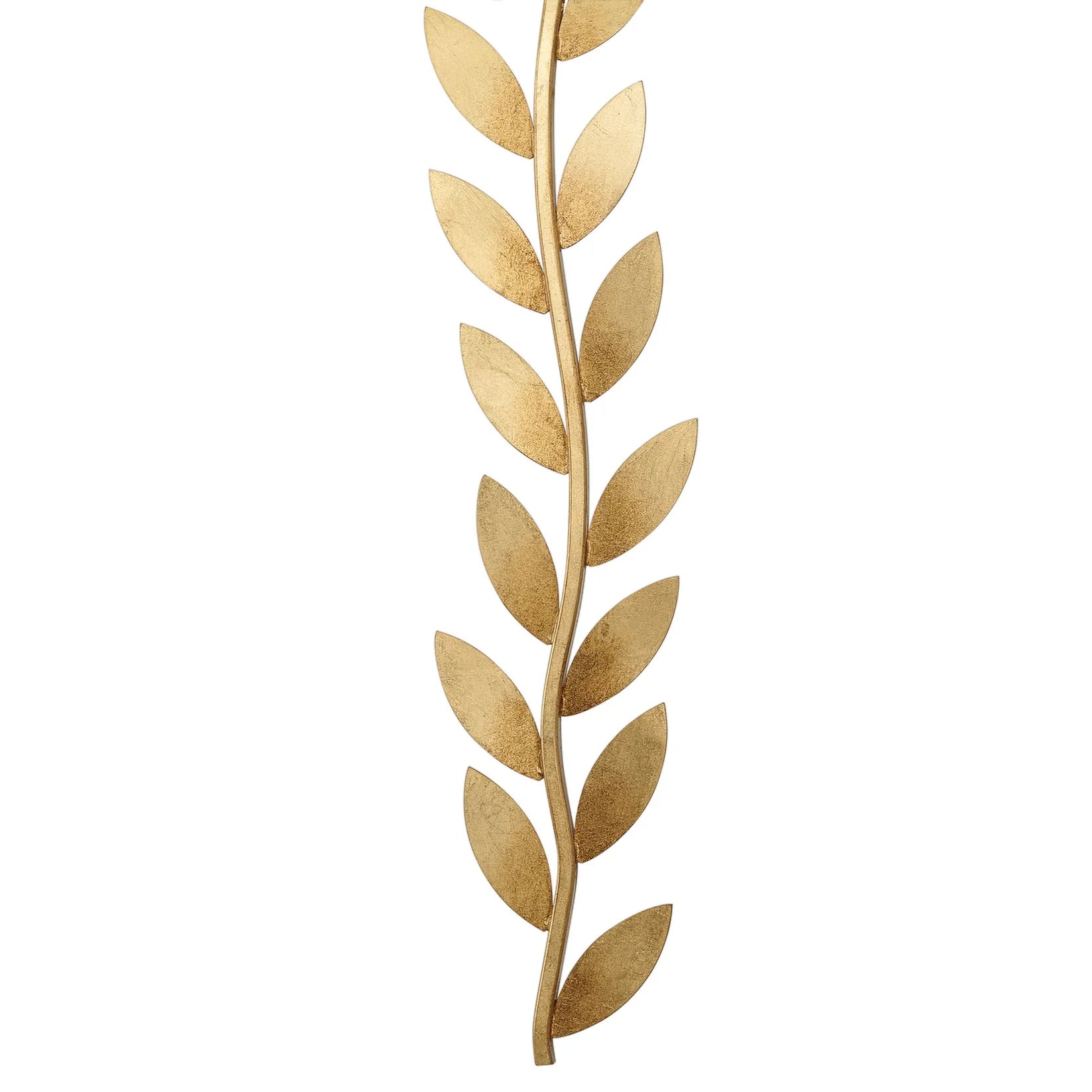 Verve Wall Lamp Brass Leaf Fabric - Letslighting