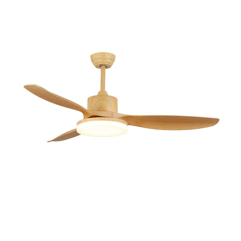 Dario Minimalist Wood Ceiling Fan Light - Letslighting