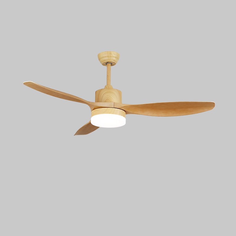 Dario Minimalist Wood Ceiling Fan Light - Letslighting