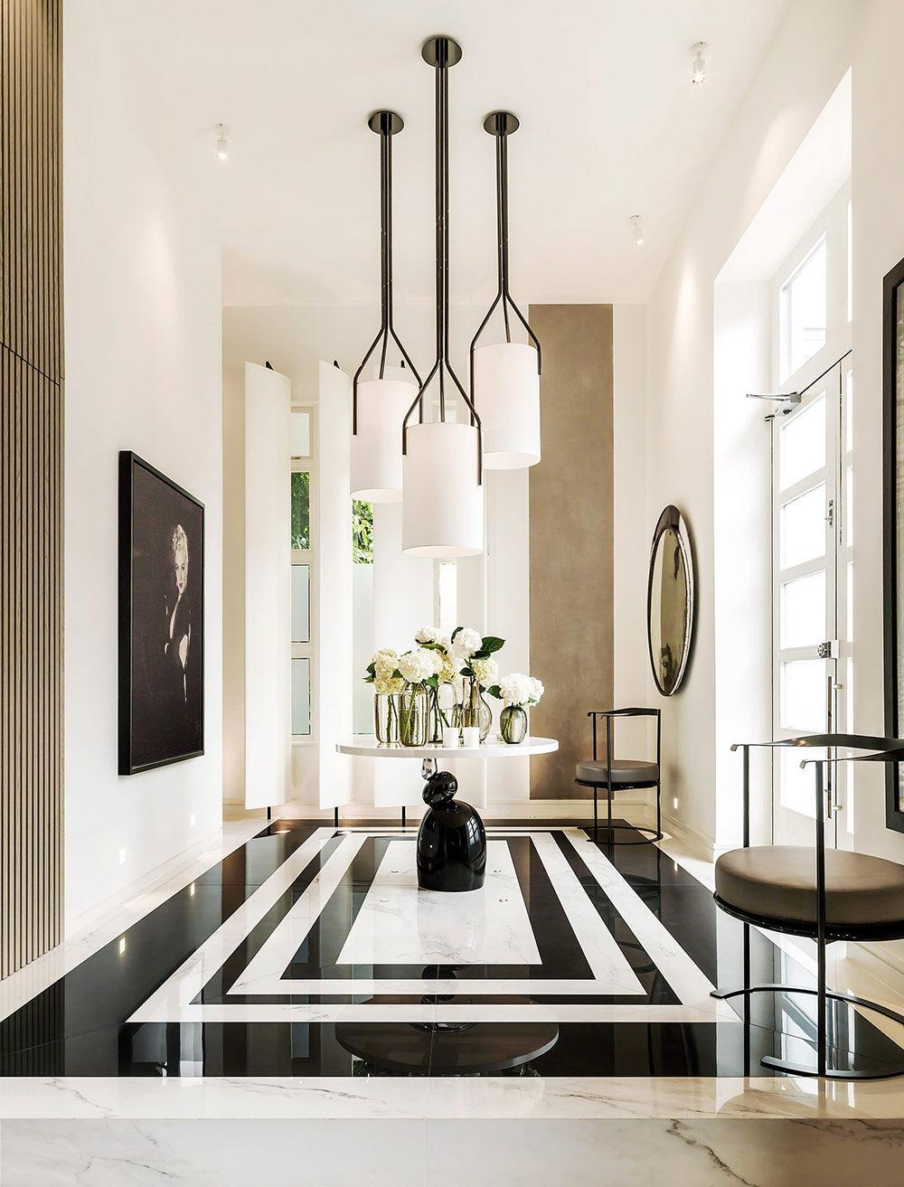 Lustra Chandelier LED 3-Lights Brass Modern - Letslighting