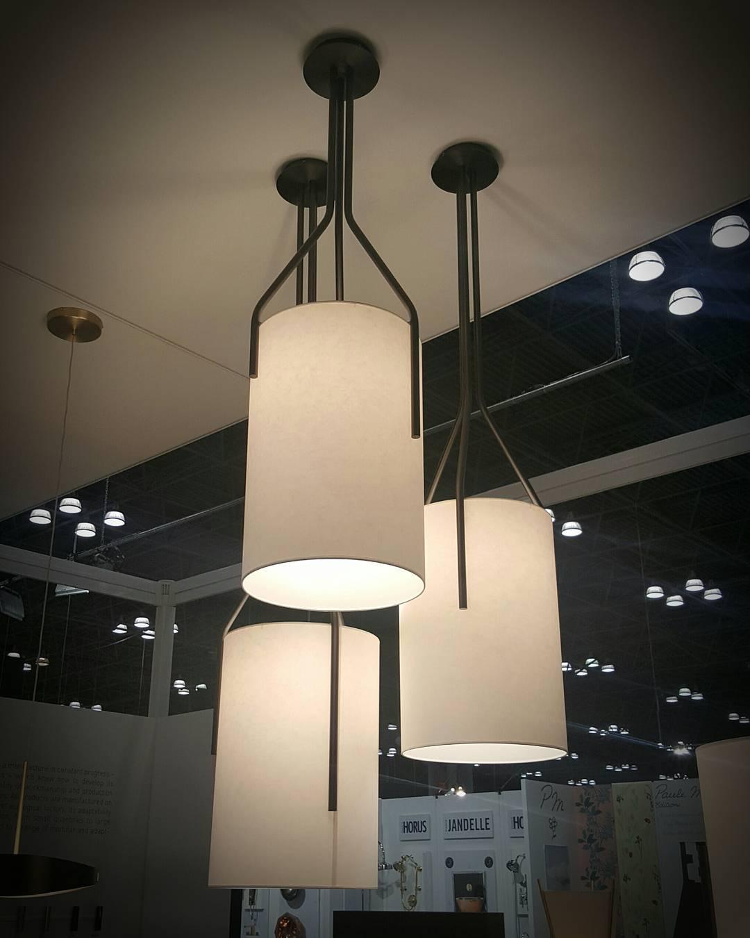 Lustra Chandelier LED 3-Lights Brass Modern - Letslighting