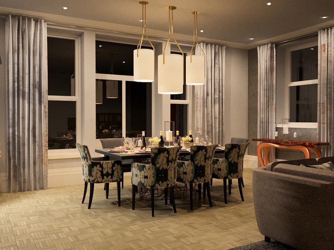 Lustra Chandelier LED 3-Lights Brass Modern - Letslighting