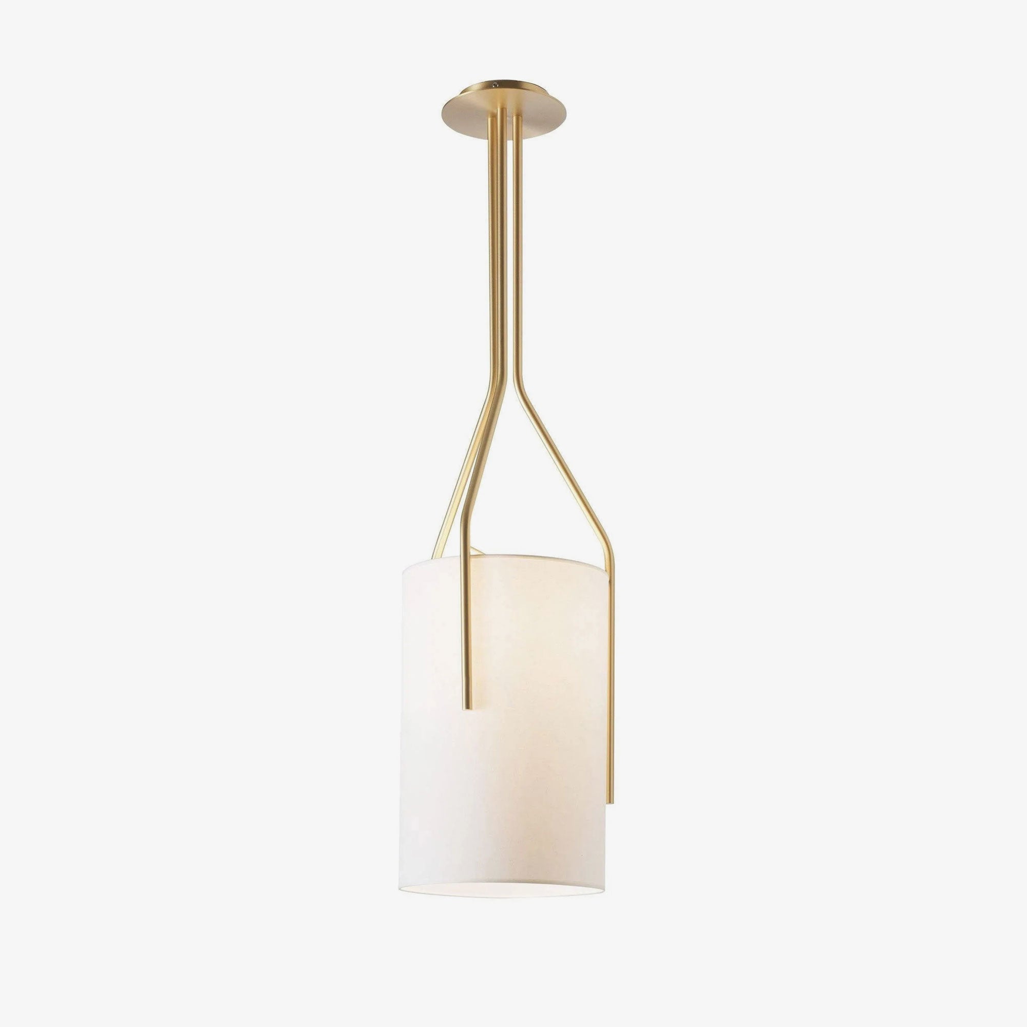 Lustra Chandelier LED 3-Lights Brass Modern - Letslighting