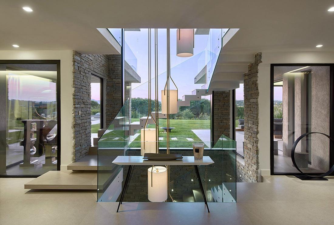 Lustra Chandelier LED 3-Lights Brass Modern - Letslighting