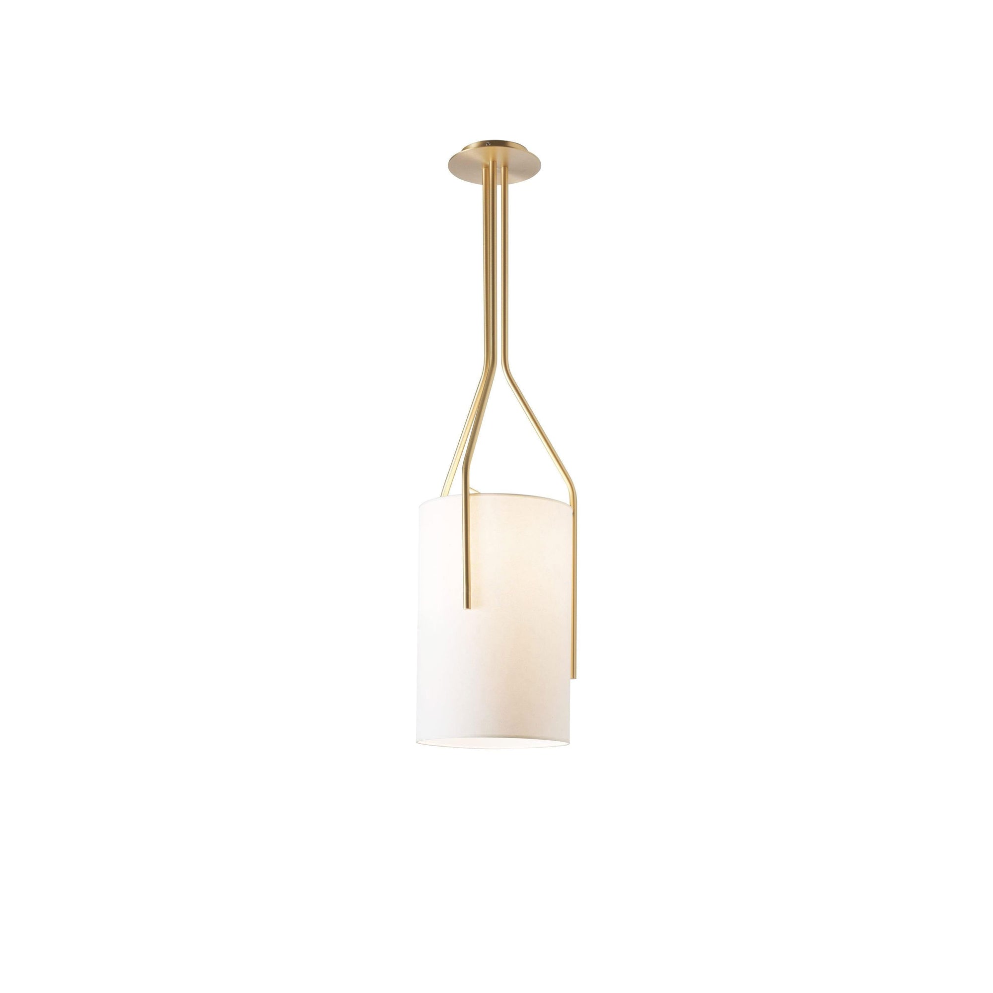 Lustra Chandelier LED 3-Lights Brass Modern - Letslighting