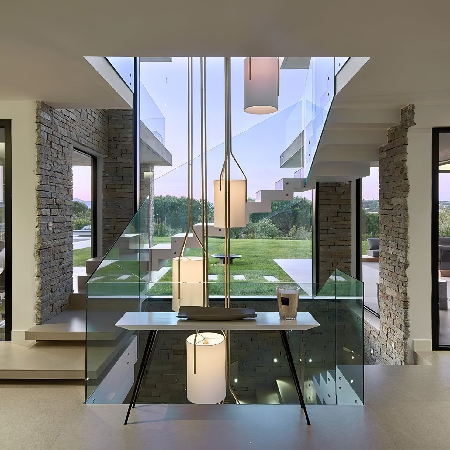 Lustra Chandelier LED 3-Lights Brass Modern - Letslighting