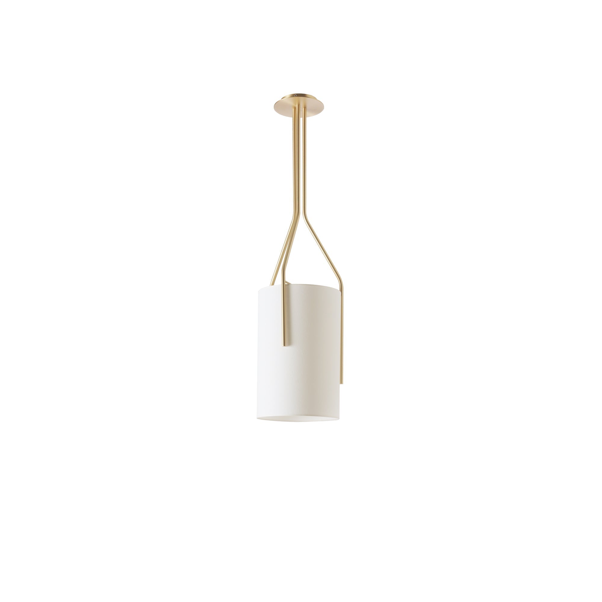 Lustra Chandelier LED 3-Lights Brass Modern - Letslighting