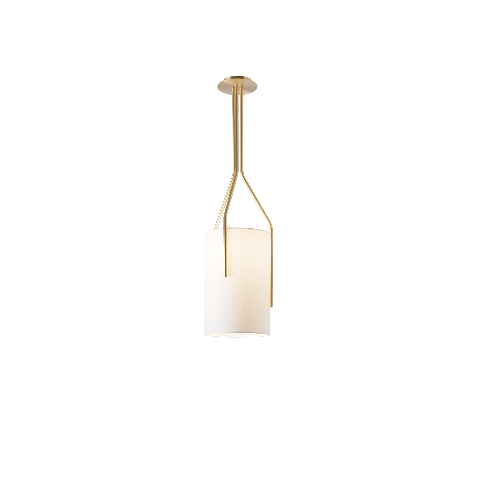Lustra Chandelier LED 3-Lights Brass Modern - Letslighting