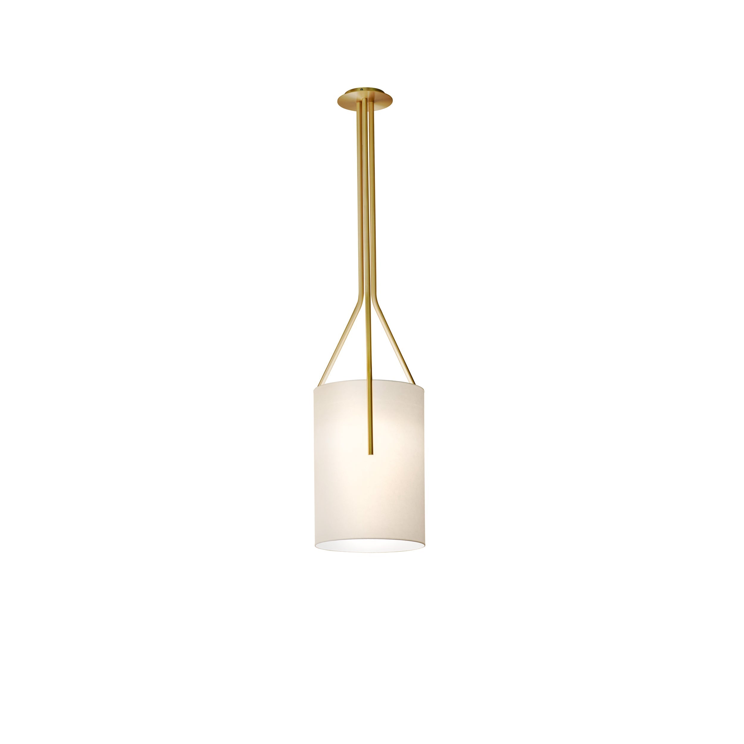 Lustra Chandelier LED 3-Lights Brass Modern - Letslighting