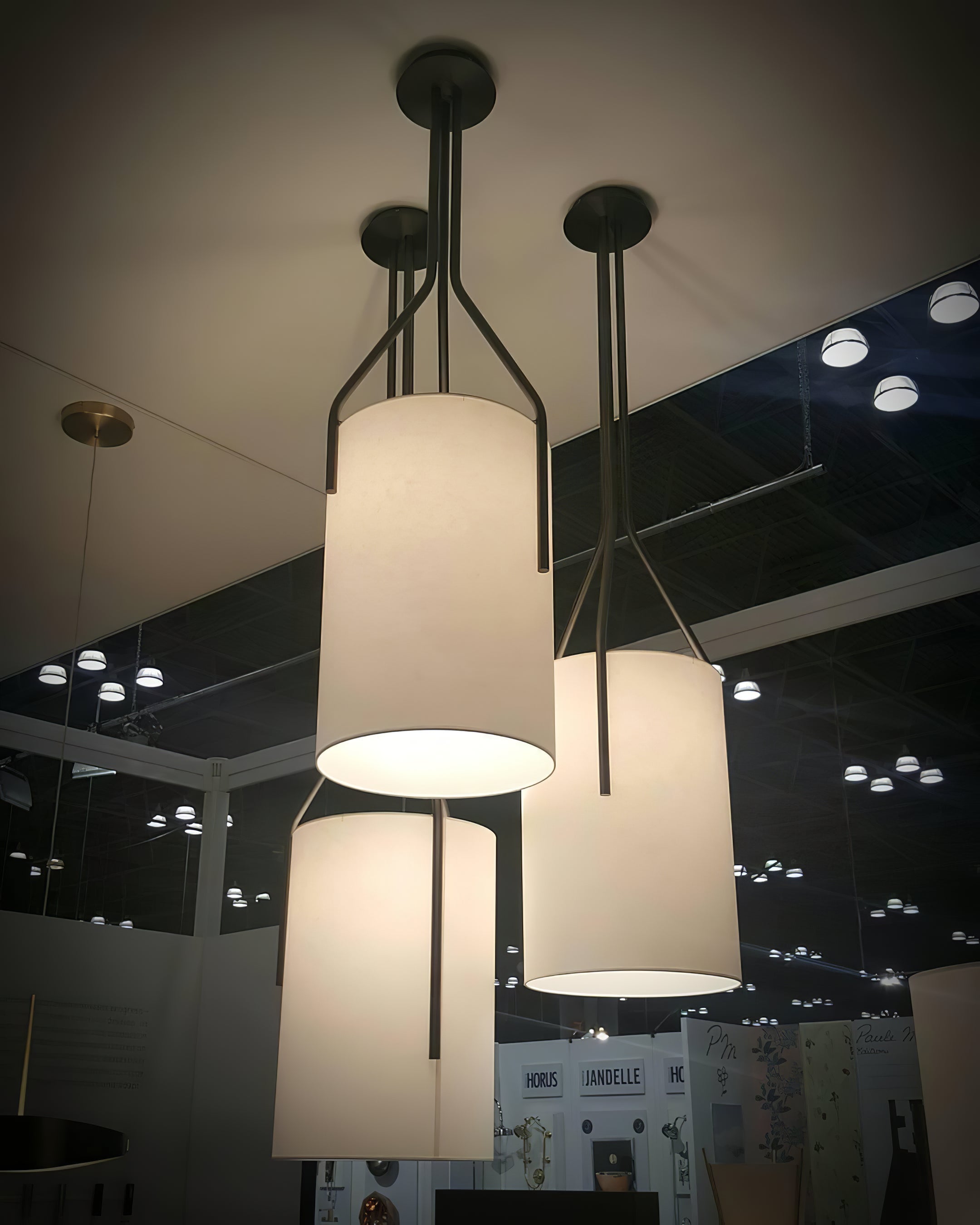 Lustra Chandelier LED 3-Lights Brass Modern - Letslighting