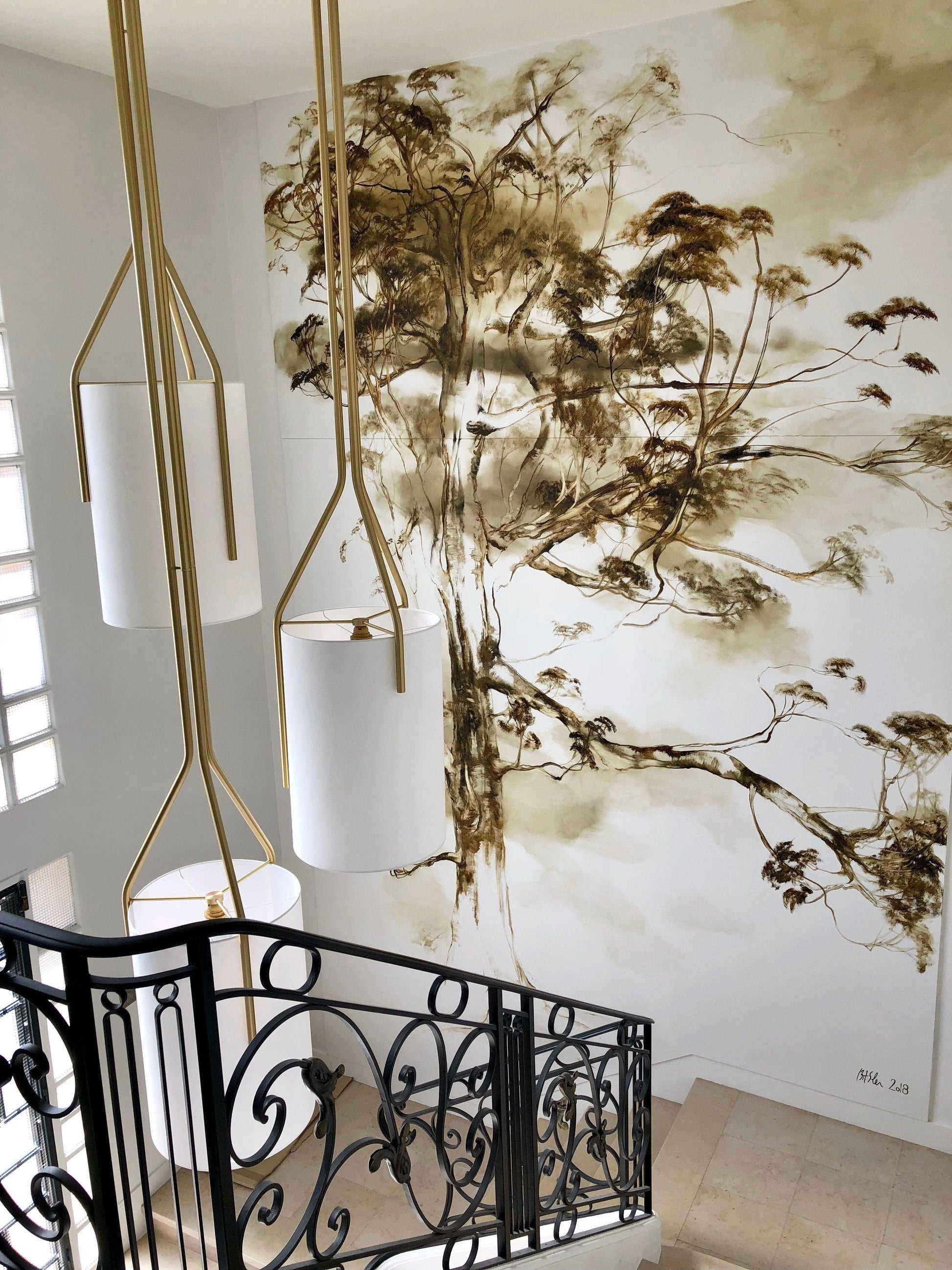 Lustra Chandelier LED 3-Lights Brass Modern - Letslighting