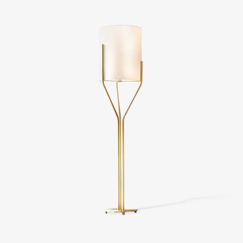 Evvynor Glam Brass Floor Lamp - Letslighting