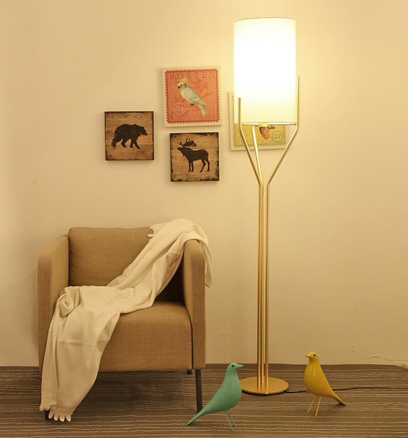 Evvynor Glam Brass Floor Lamp - Letslighting