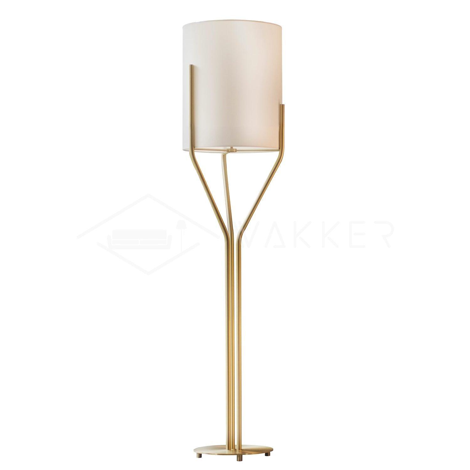 Evvynor Glam Brass Floor Lamp - Letslighting