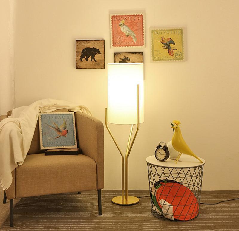 Evvynor Glam Brass Floor Lamp - Letslighting