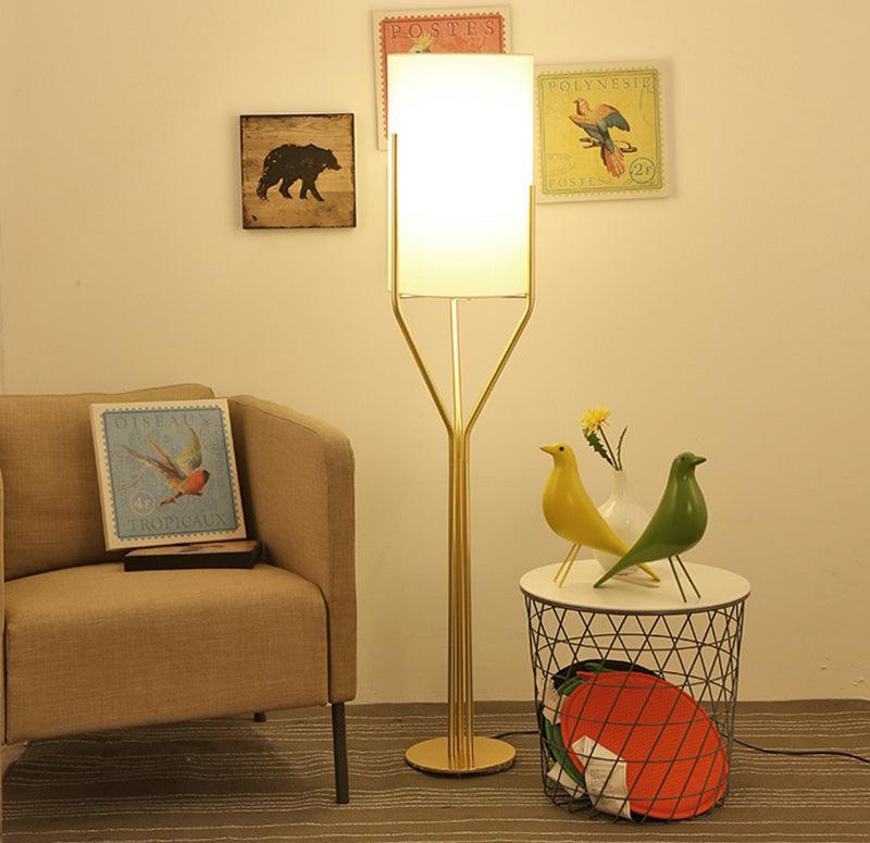Evvynor Glam Brass Floor Lamp - Letslighting