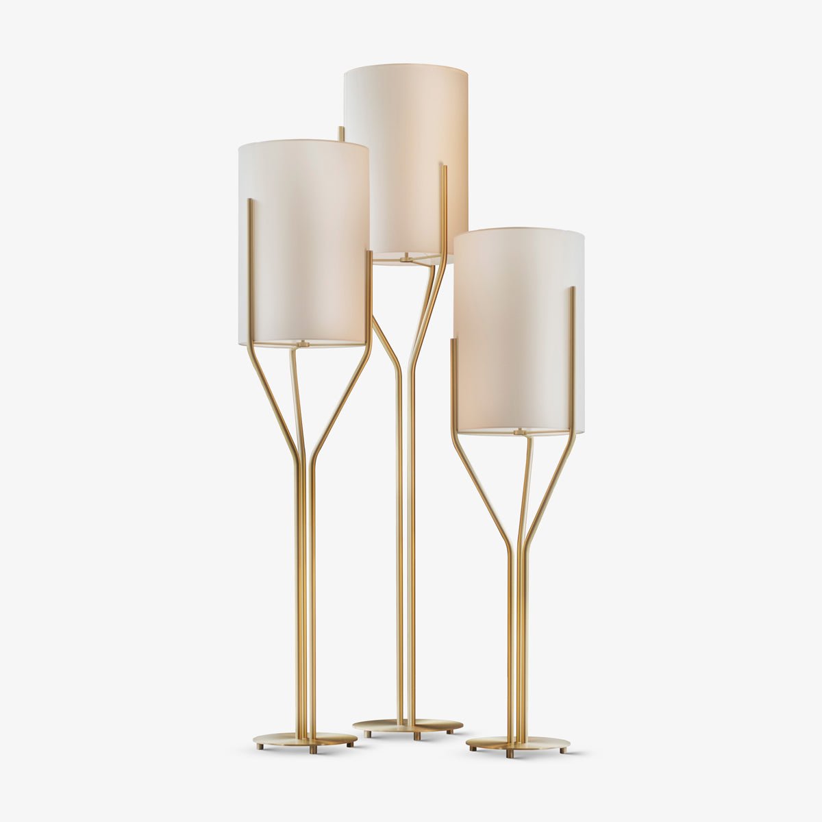 Evvynor Glam Brass Floor Lamp - Letslighting
