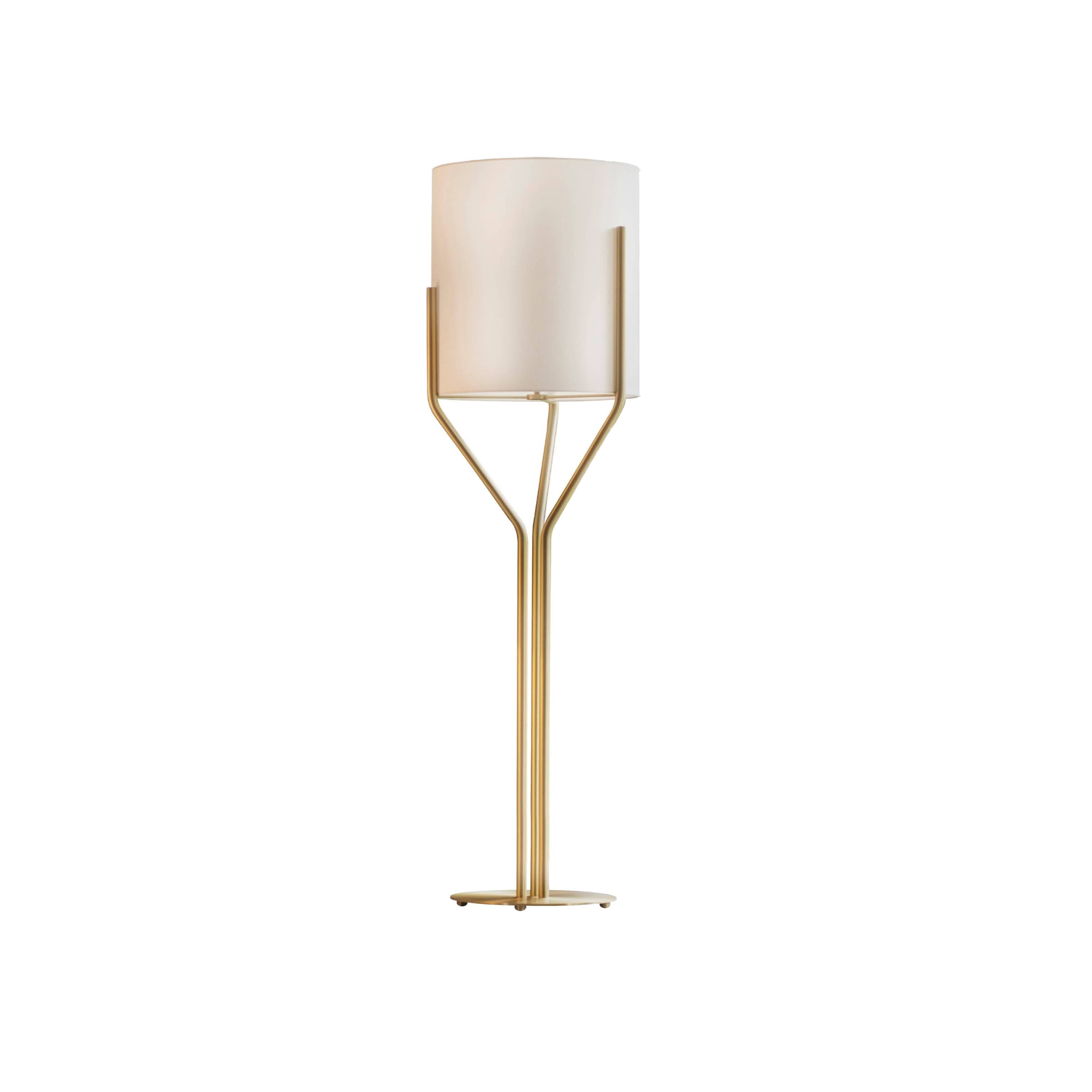 Evvynor Glam Brass Floor Lamp - Letslighting