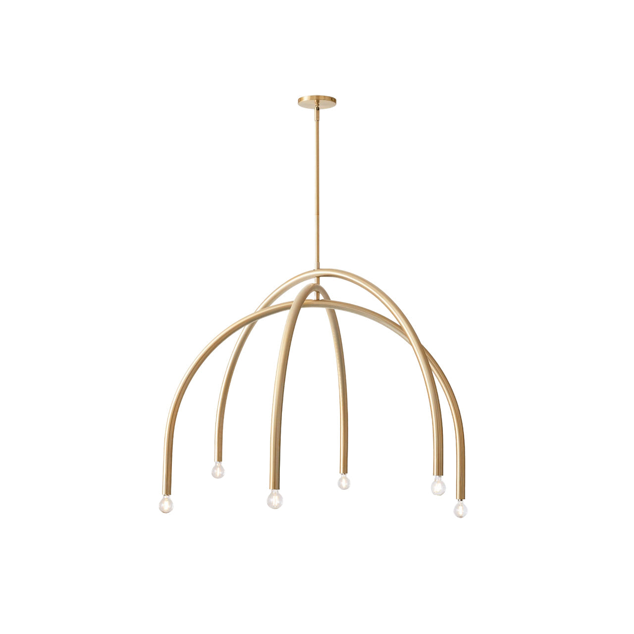 Hadden Modern Minimalist Brass Chandelier - Letslighting