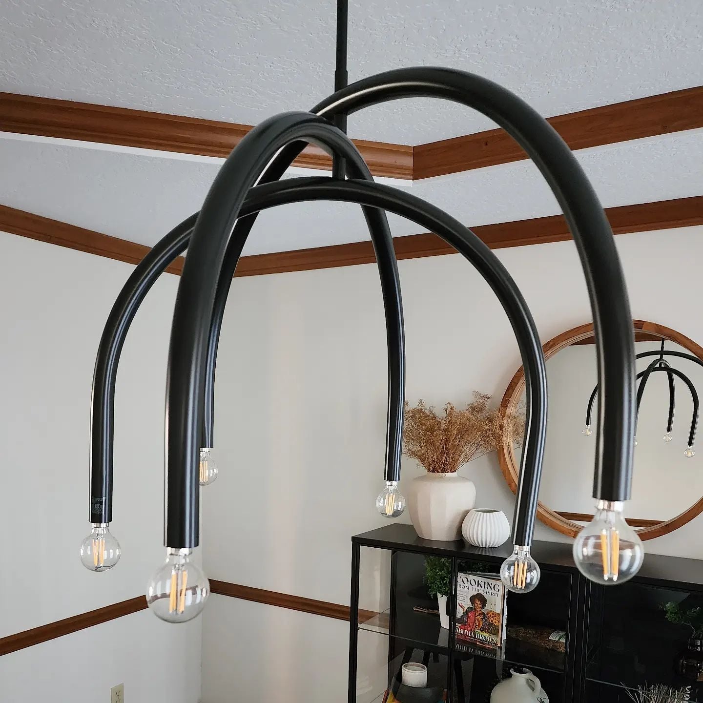 Hadden Modern Minimalist Brass Chandelier - Letslighting