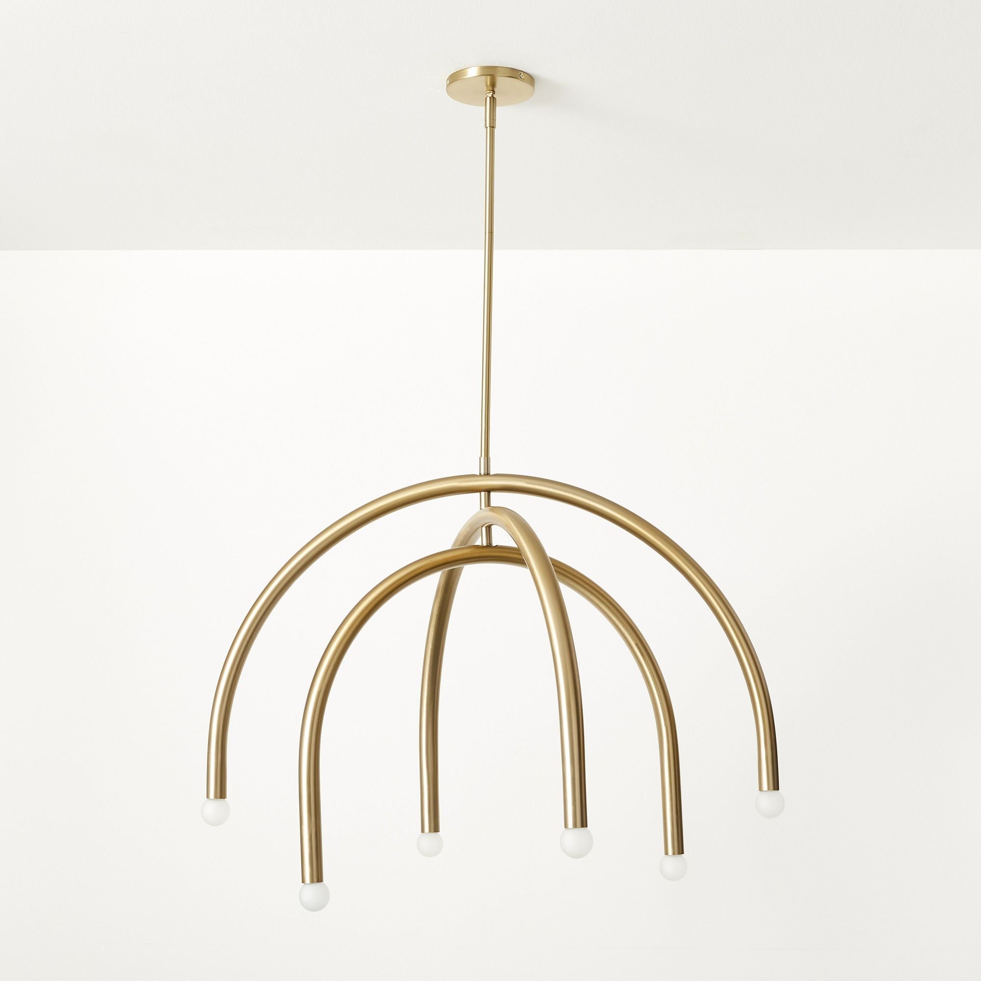Hadden Modern Minimalist Brass Chandelier - Letslighting
