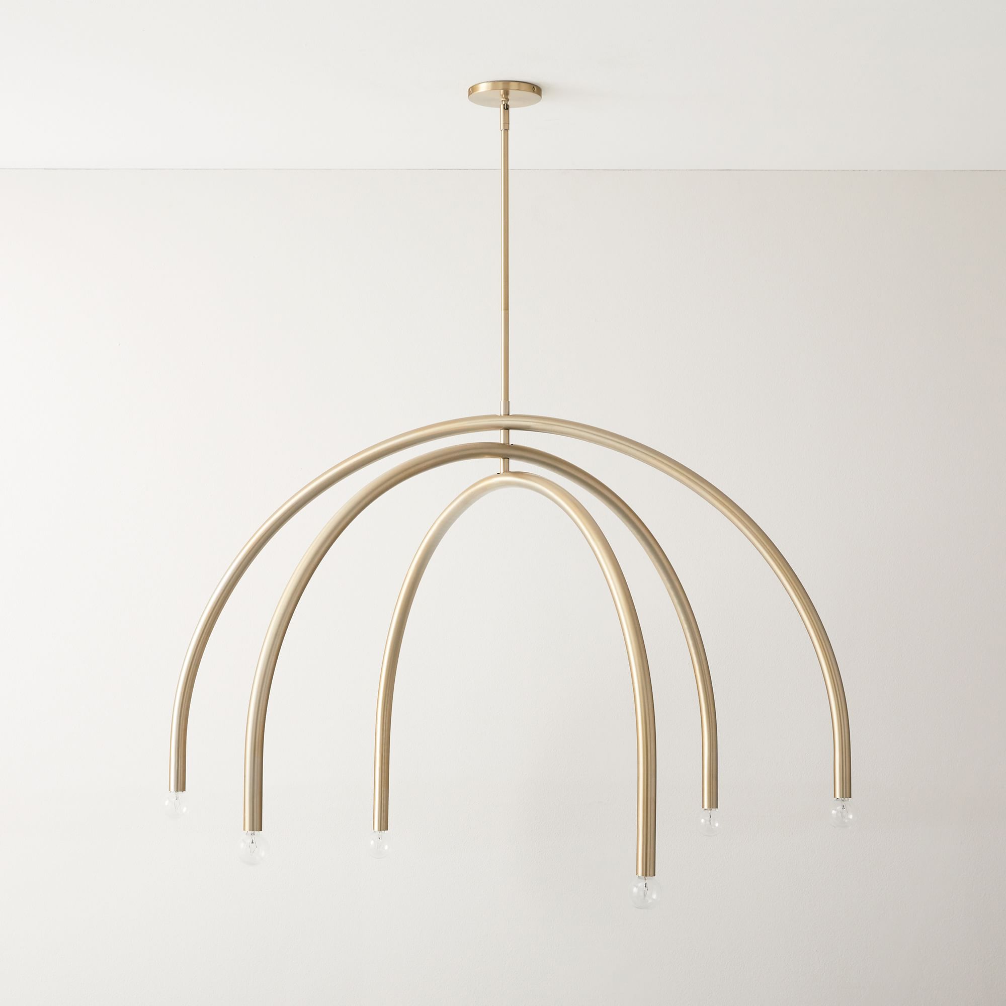 Hadden Modern Minimalist Brass Chandelier - Letslighting