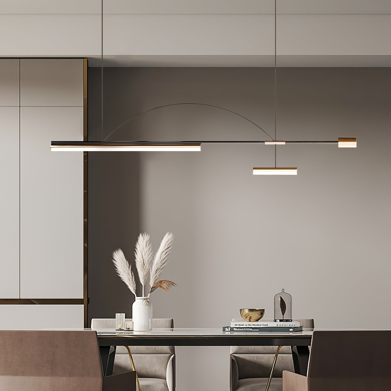 Della Linear Modern Pendant Light - Letslighting