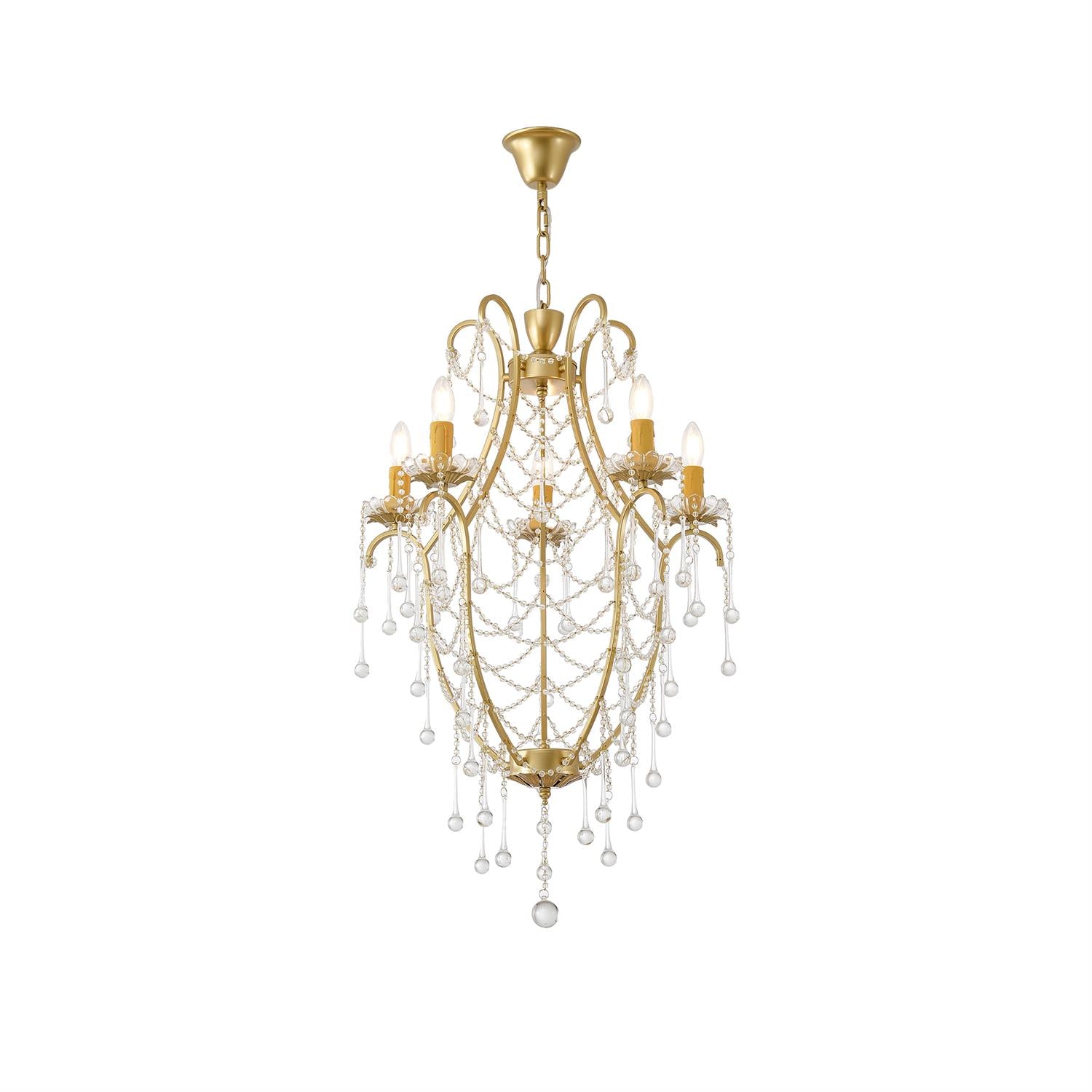 Qvistuvyo Individual Creativity Glass Chandelier - Letslighting