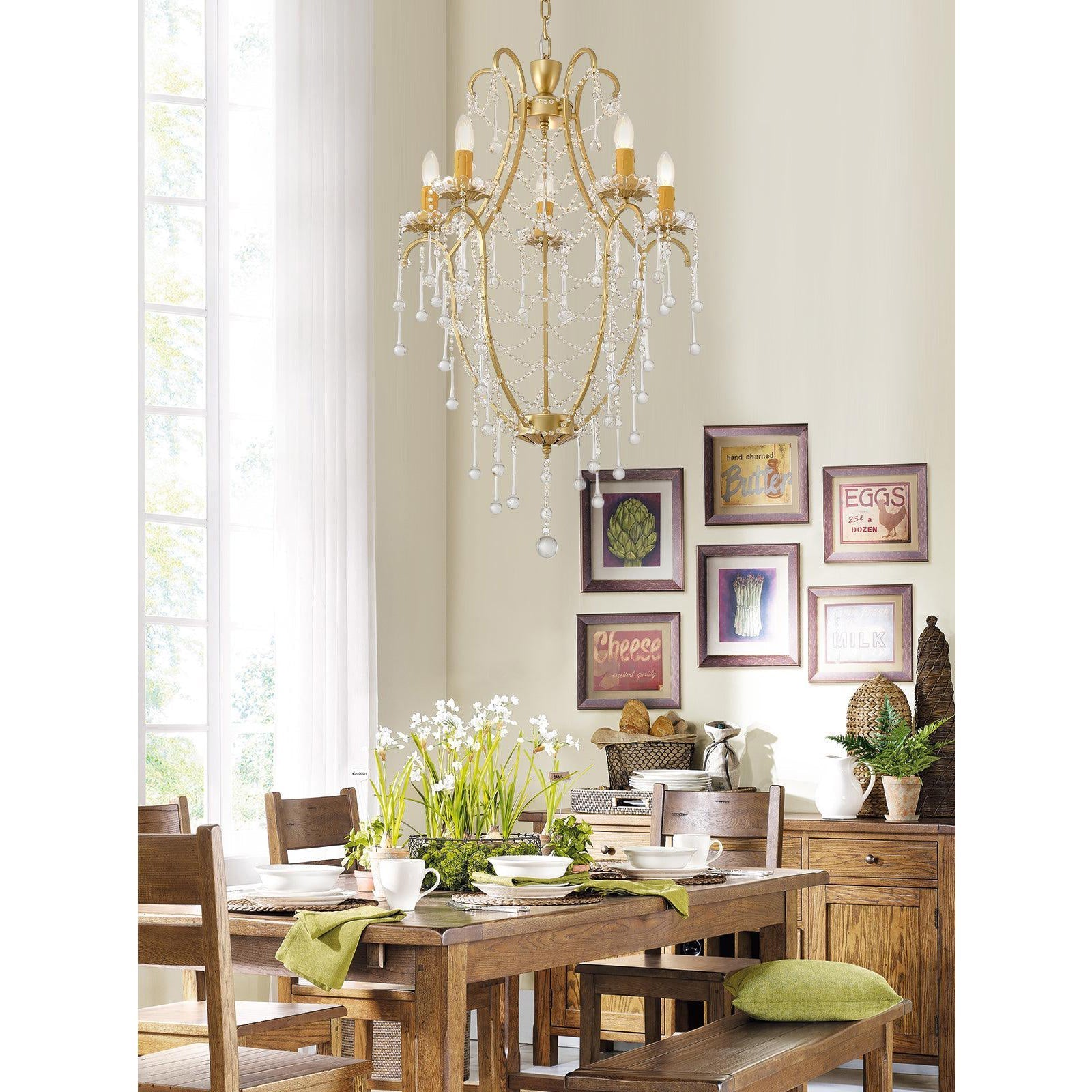 Qvistuvyo Individual Creativity Glass Chandelier - Letslighting