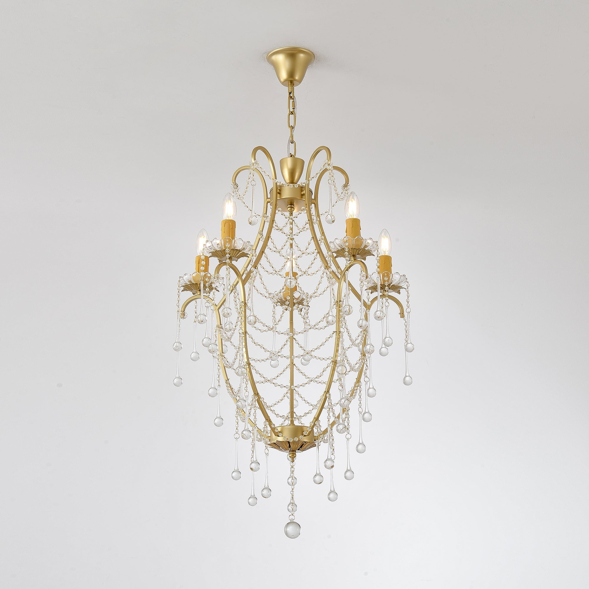 Qvistuvyo Individual Creativity Glass Chandelier - Letslighting