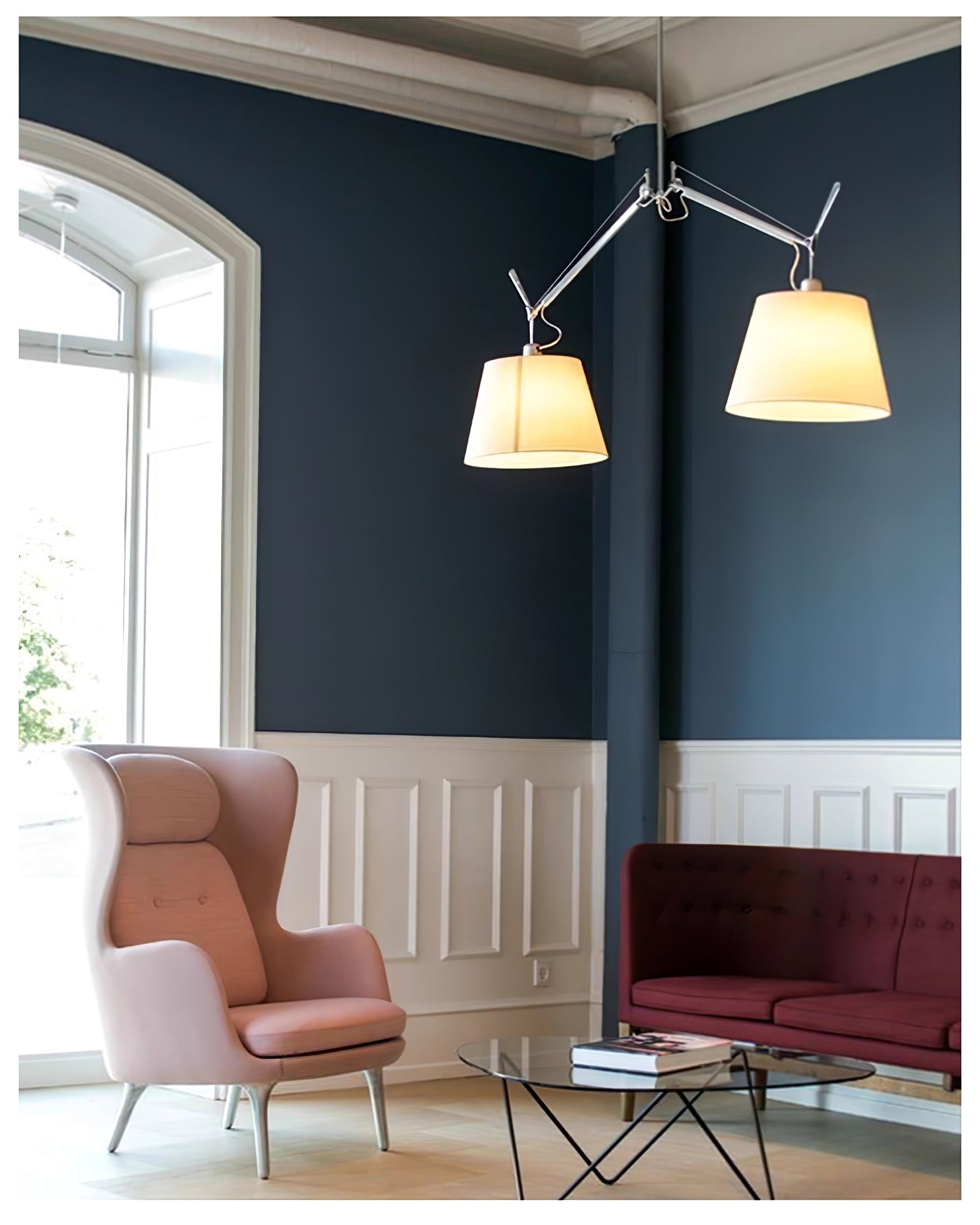 Evmirion Premium Elegance Shade Fabric Pendant Lamp - Letslighting