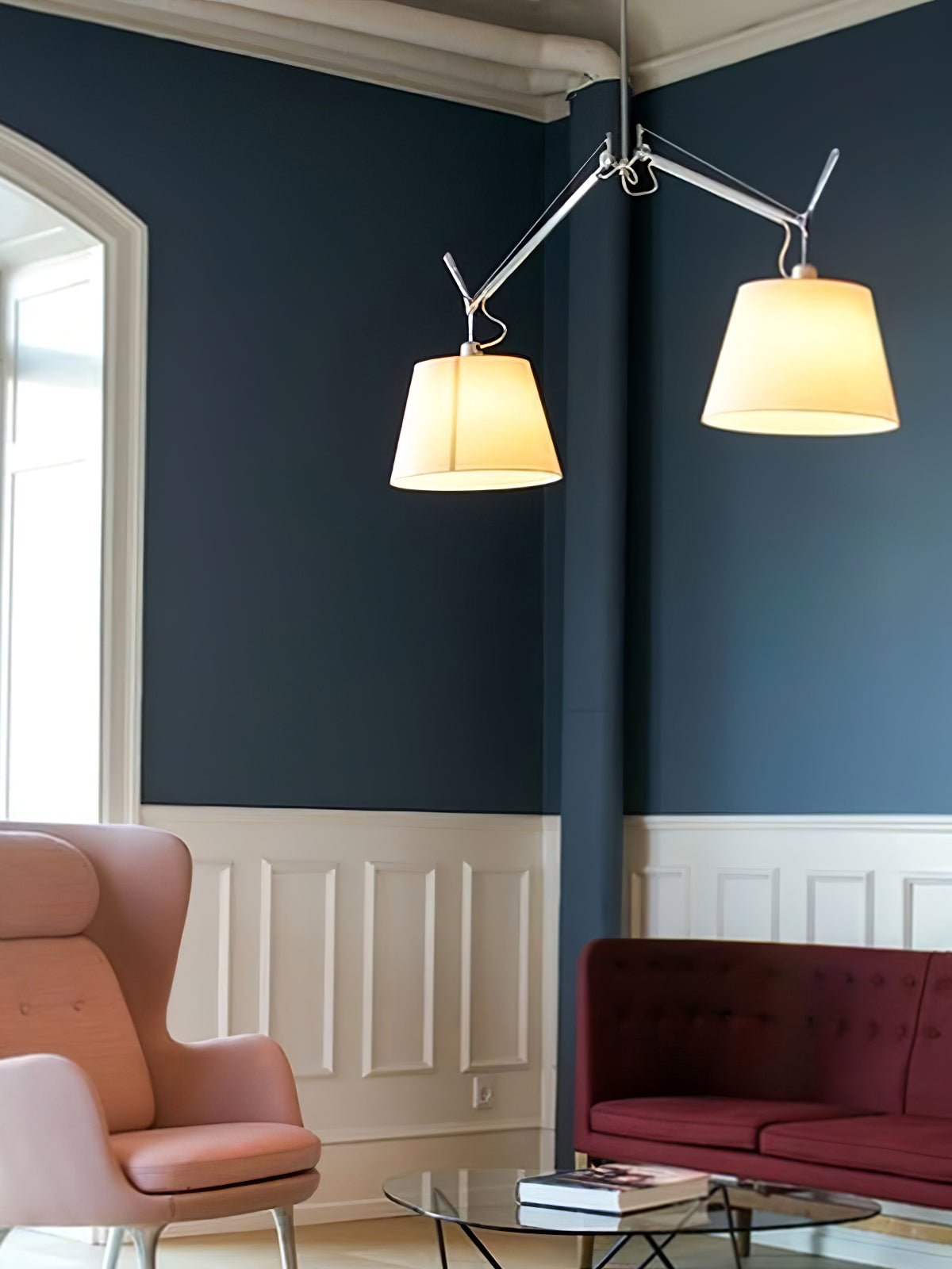 Evmirion Premium Elegance Shade Fabric Pendant Lamp - Letslighting