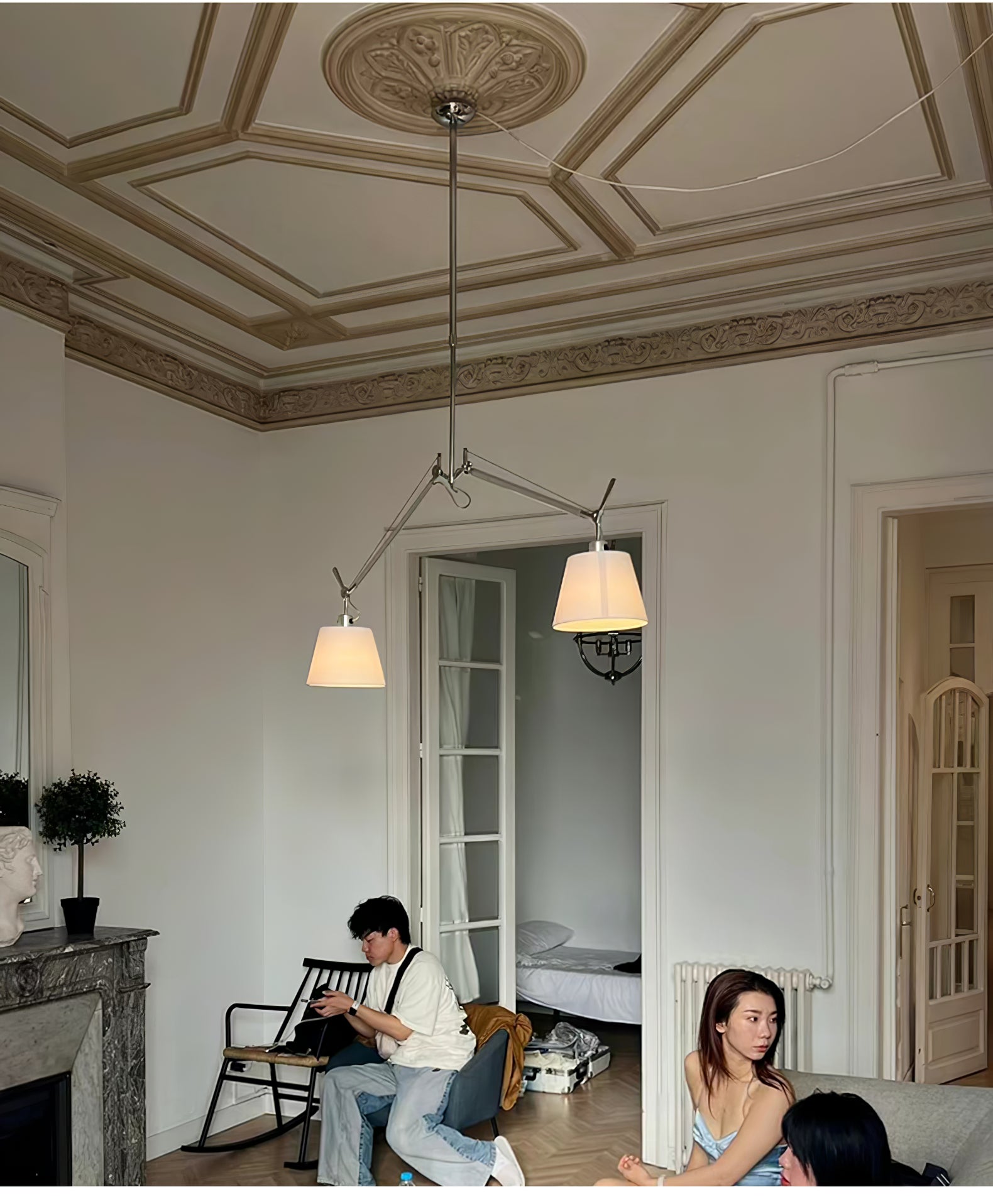 Evmirion Premium Elegance Shade Fabric Pendant Lamp - Letslighting