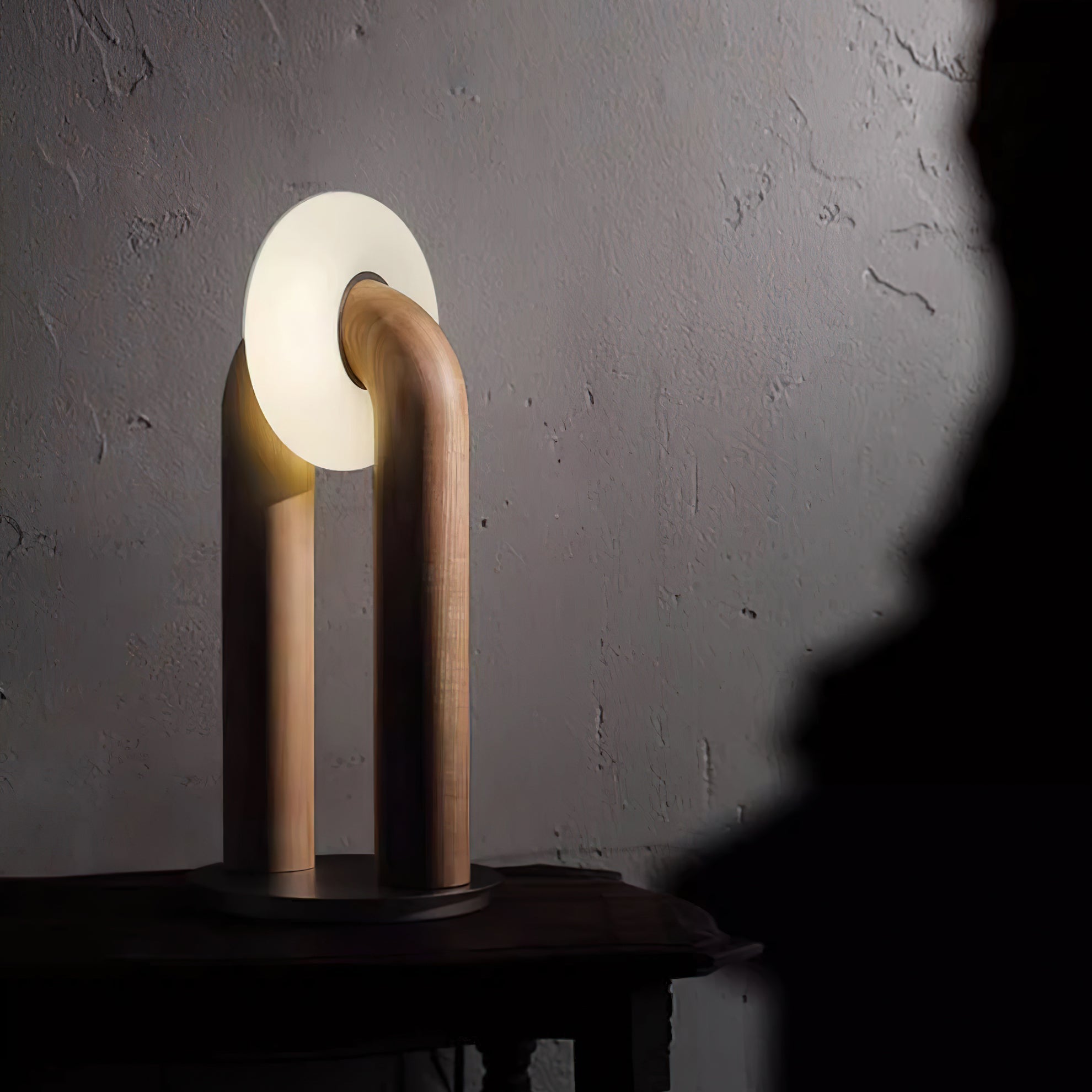 Roxen Wood Vintage Table Lamp - Letslighting