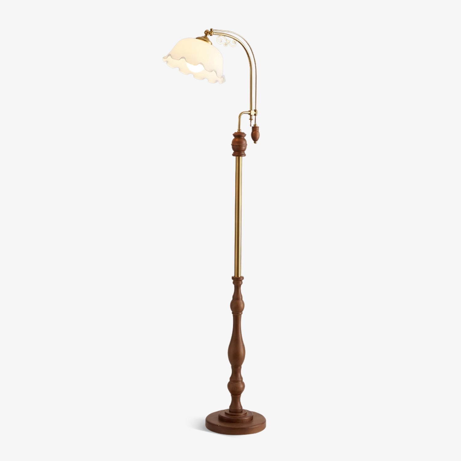 Iska Wood Vintage Floor Lamp - Letslighting