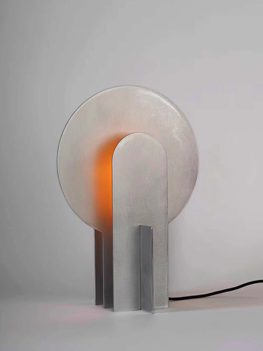 Arch Modern Stainless Steel & Marble Table Lamp