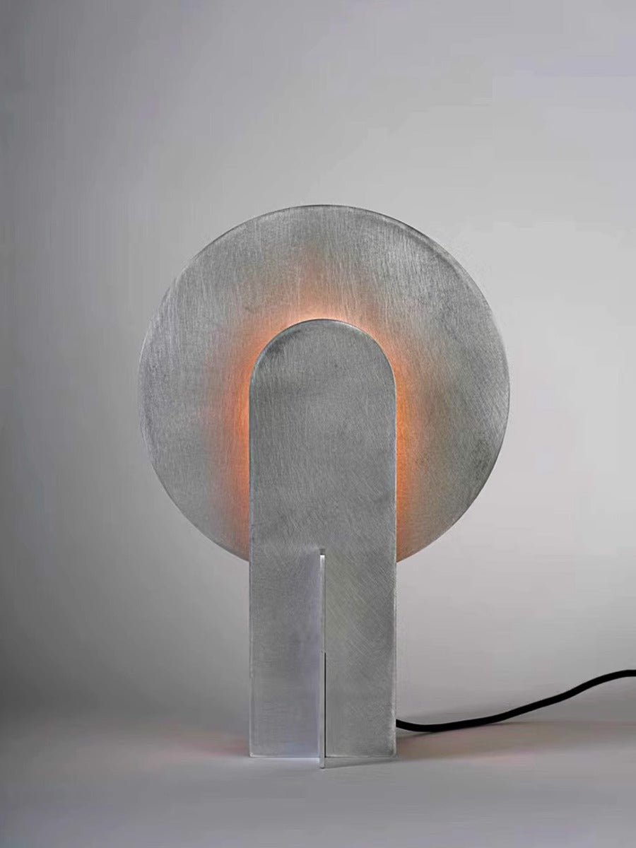 Arch Modern Stainless Steel & Marble Table Lamp