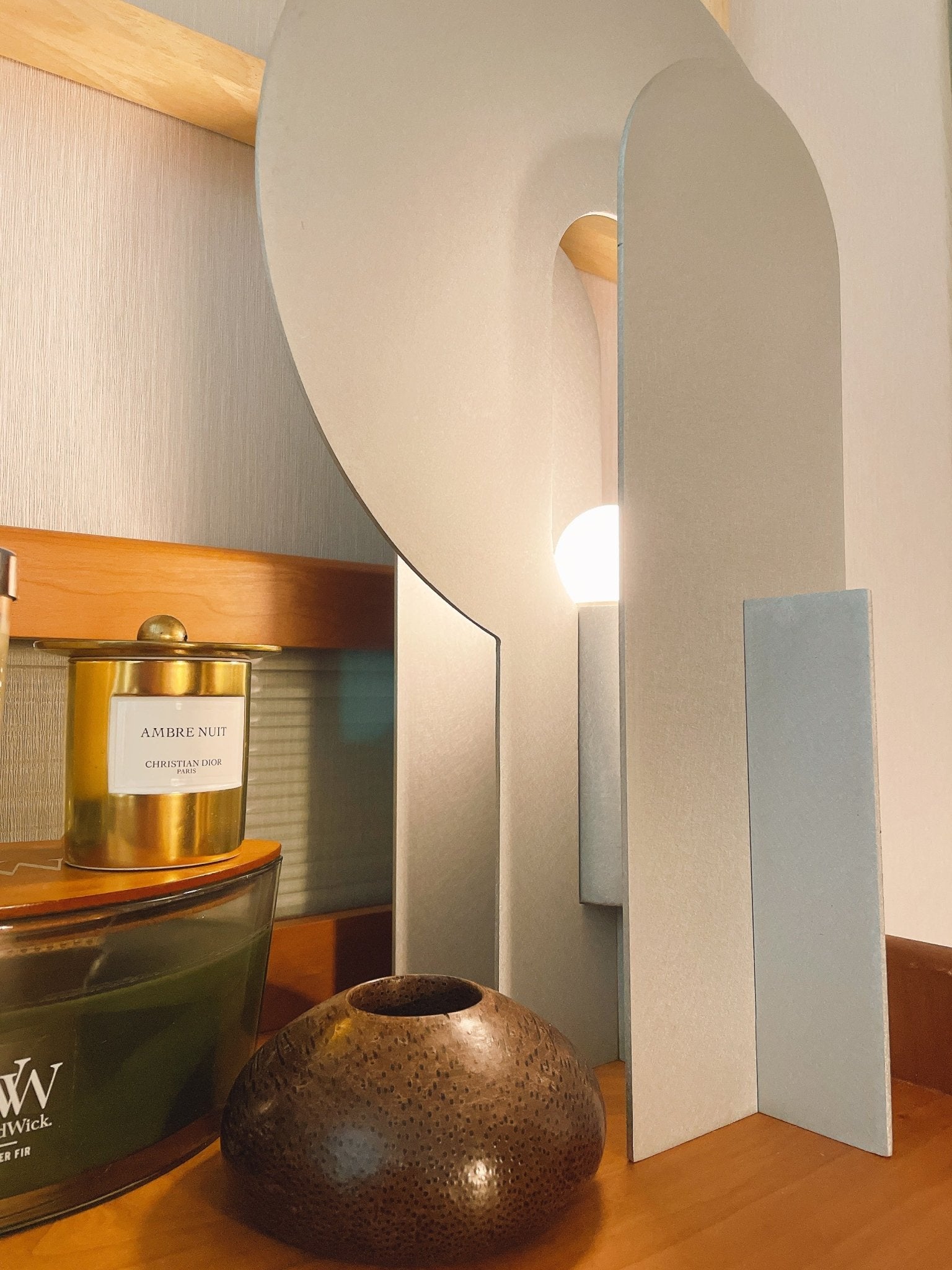 Arch Modern Stainless Steel & Marble Table Lamp