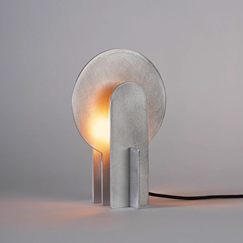 Arch Modern Stainless Steel & Marble Table Lamp