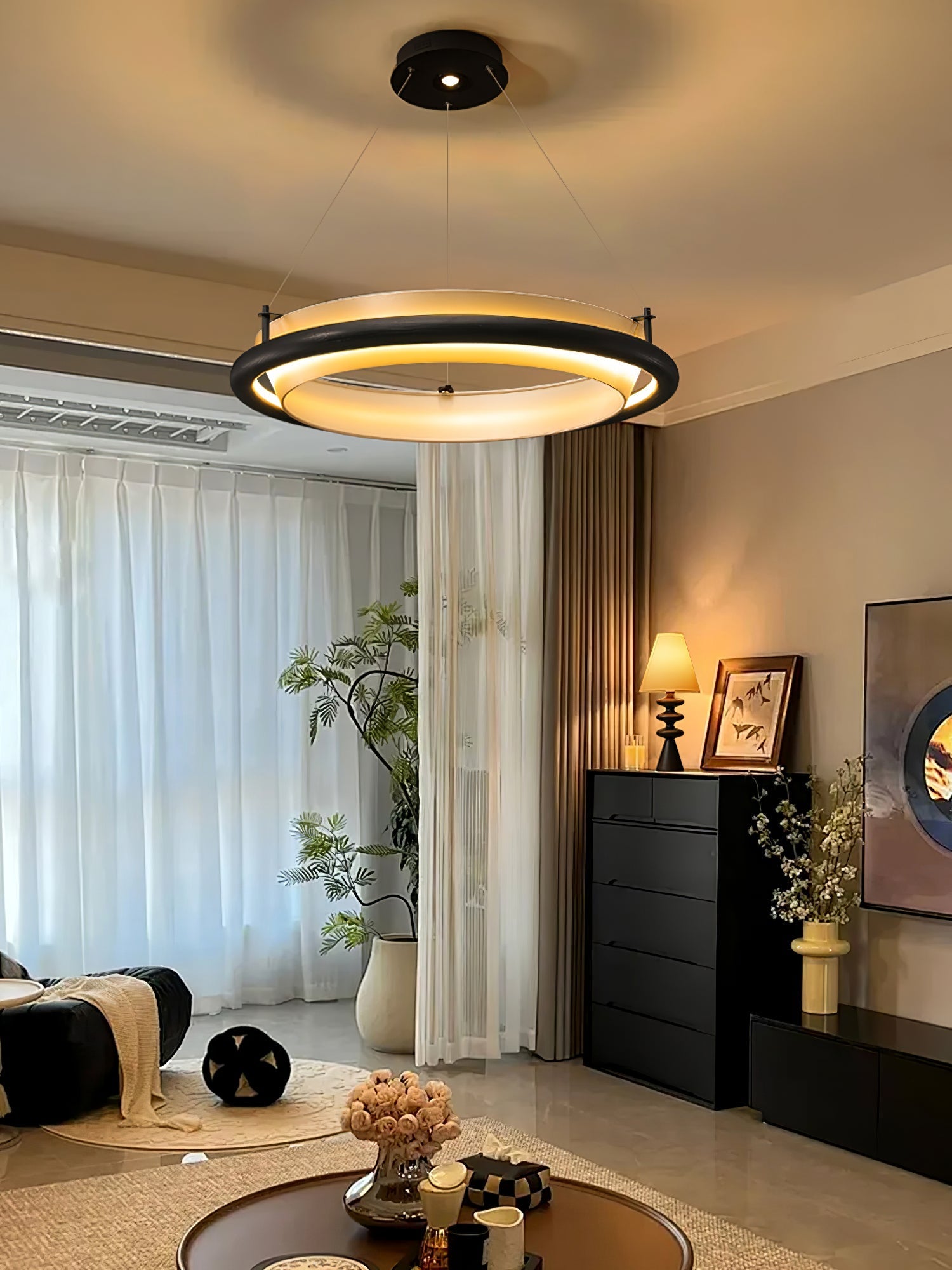 Olvelila Circular Pendant Light - Letslighting