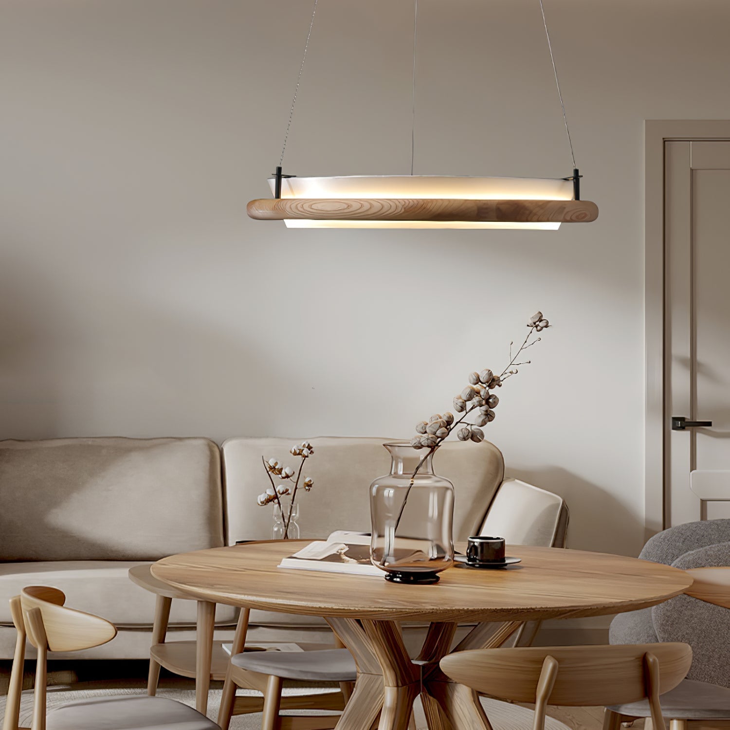 Olvelila Circular Pendant Light - Letslighting