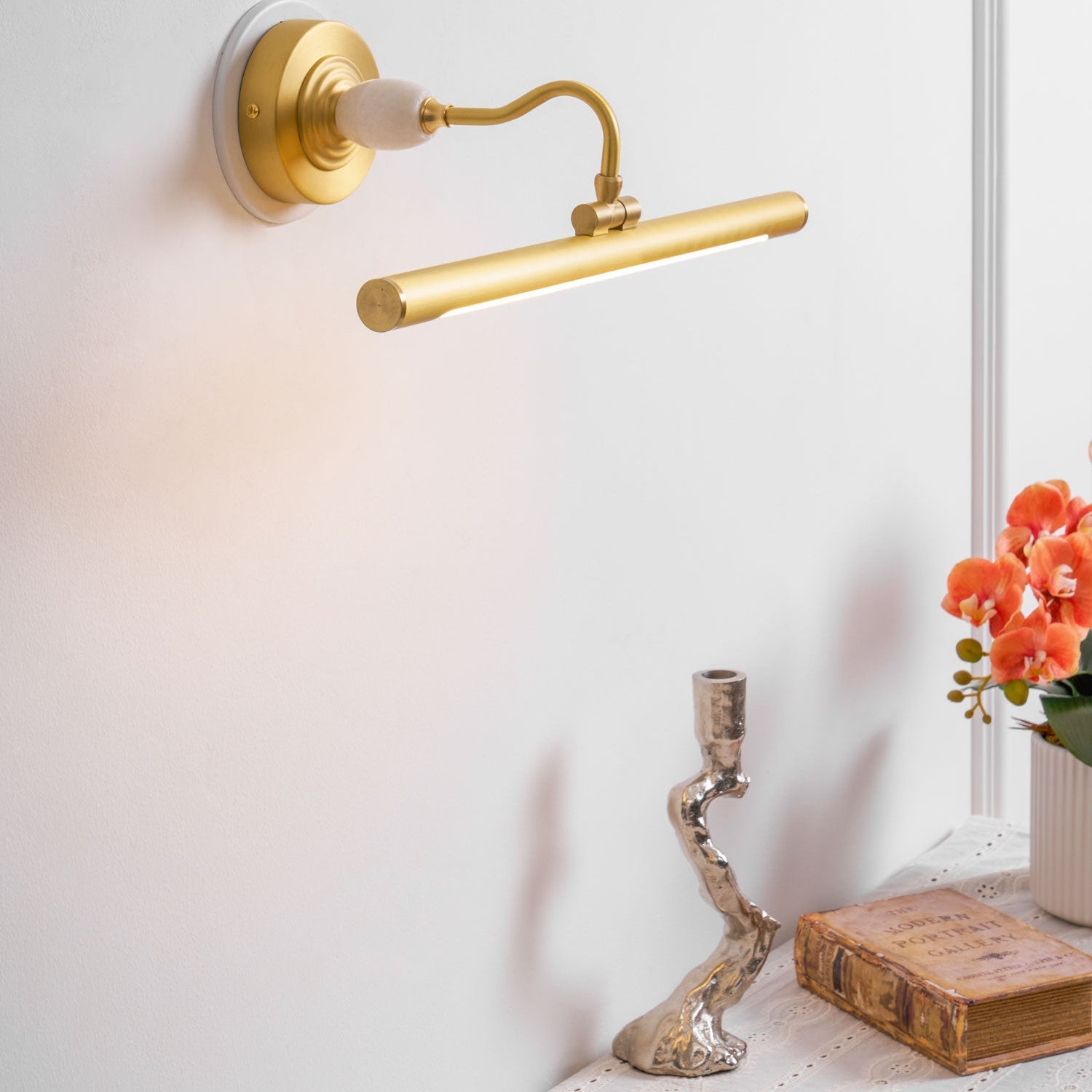 Stellar Elegance Art Linear Wall Light - Letslighting