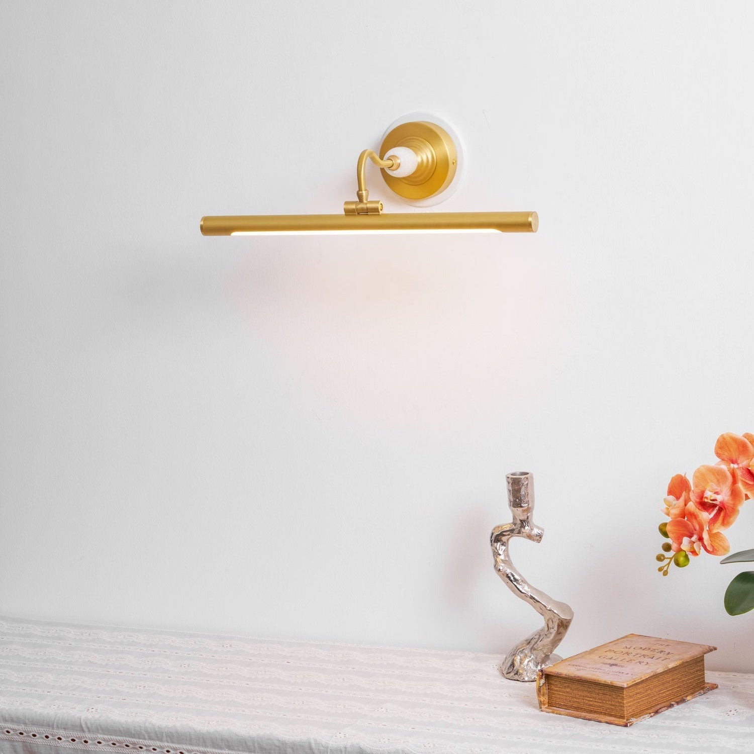 Stellar Elegance Art Linear Wall Light - Letslighting