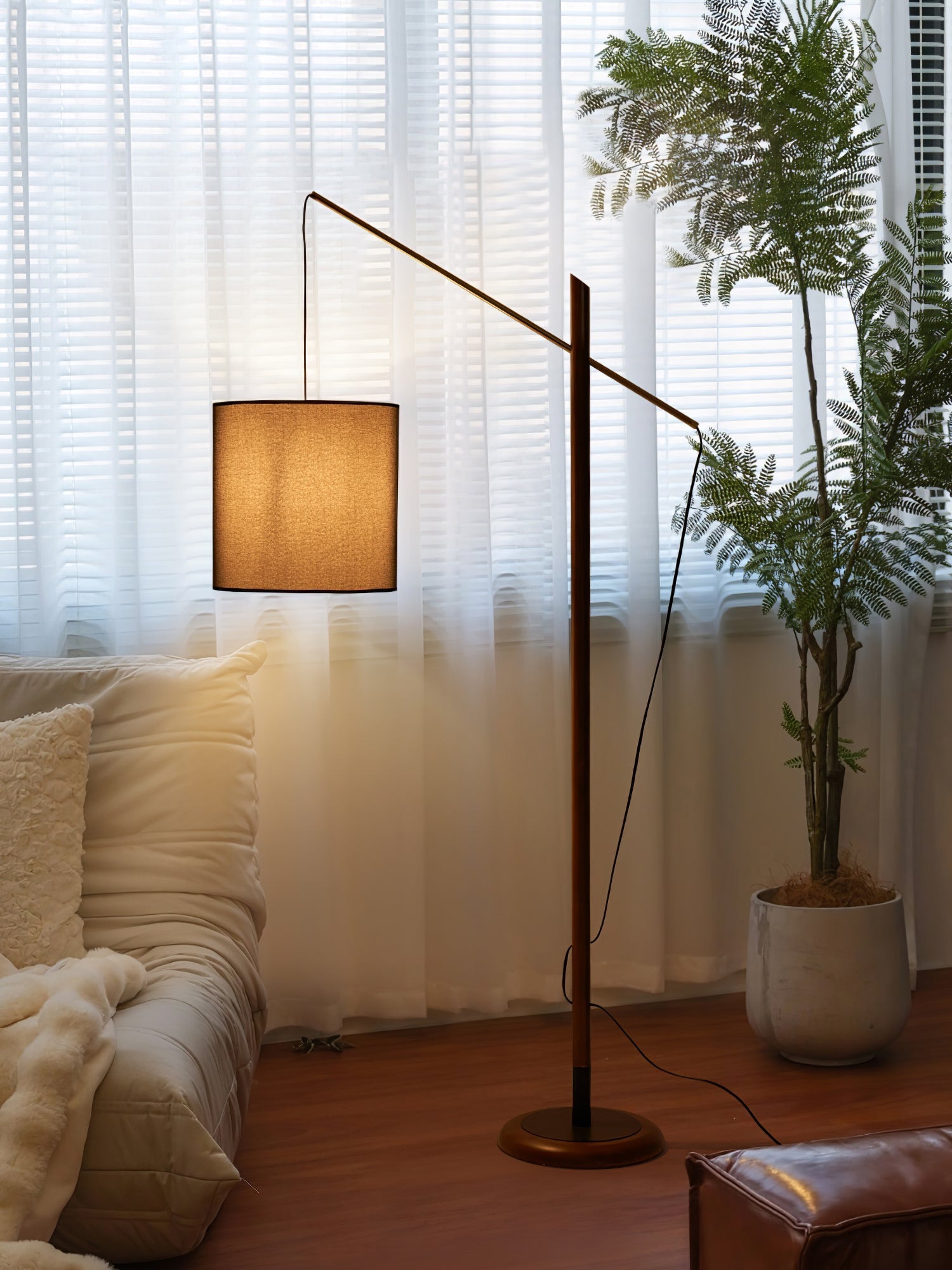 Nyvariol Minimalist Wood Floor Lamp - Letslighting